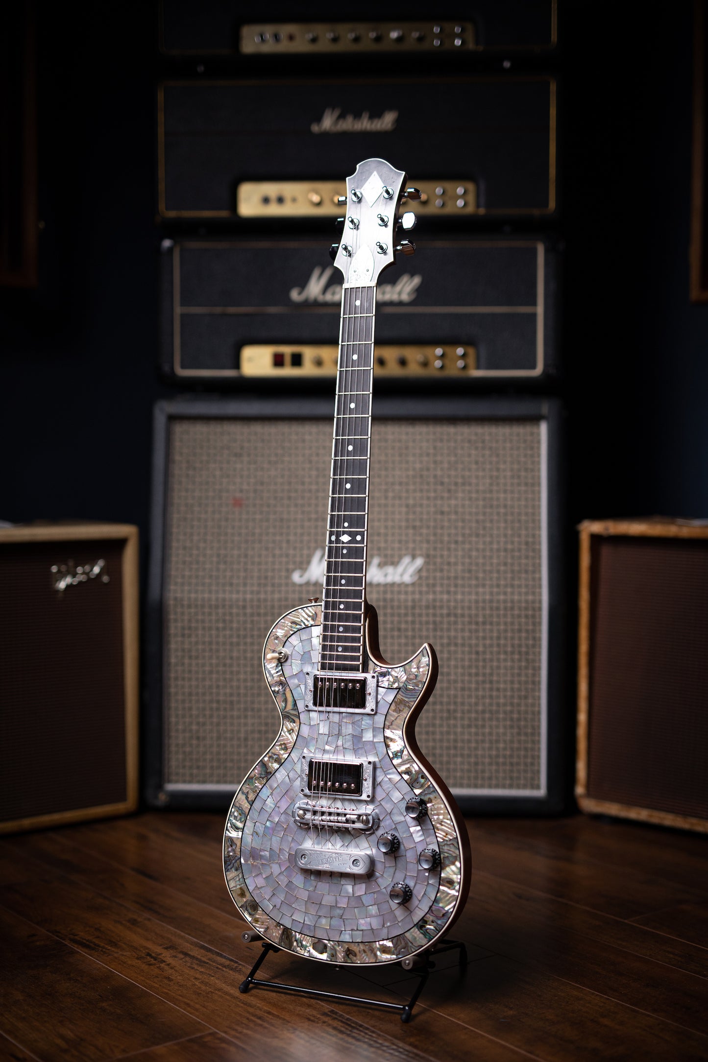 1996 Zemaitis Custom Deluxe Electric Guitar - "Pearl Top" - Walt Grace Vintage