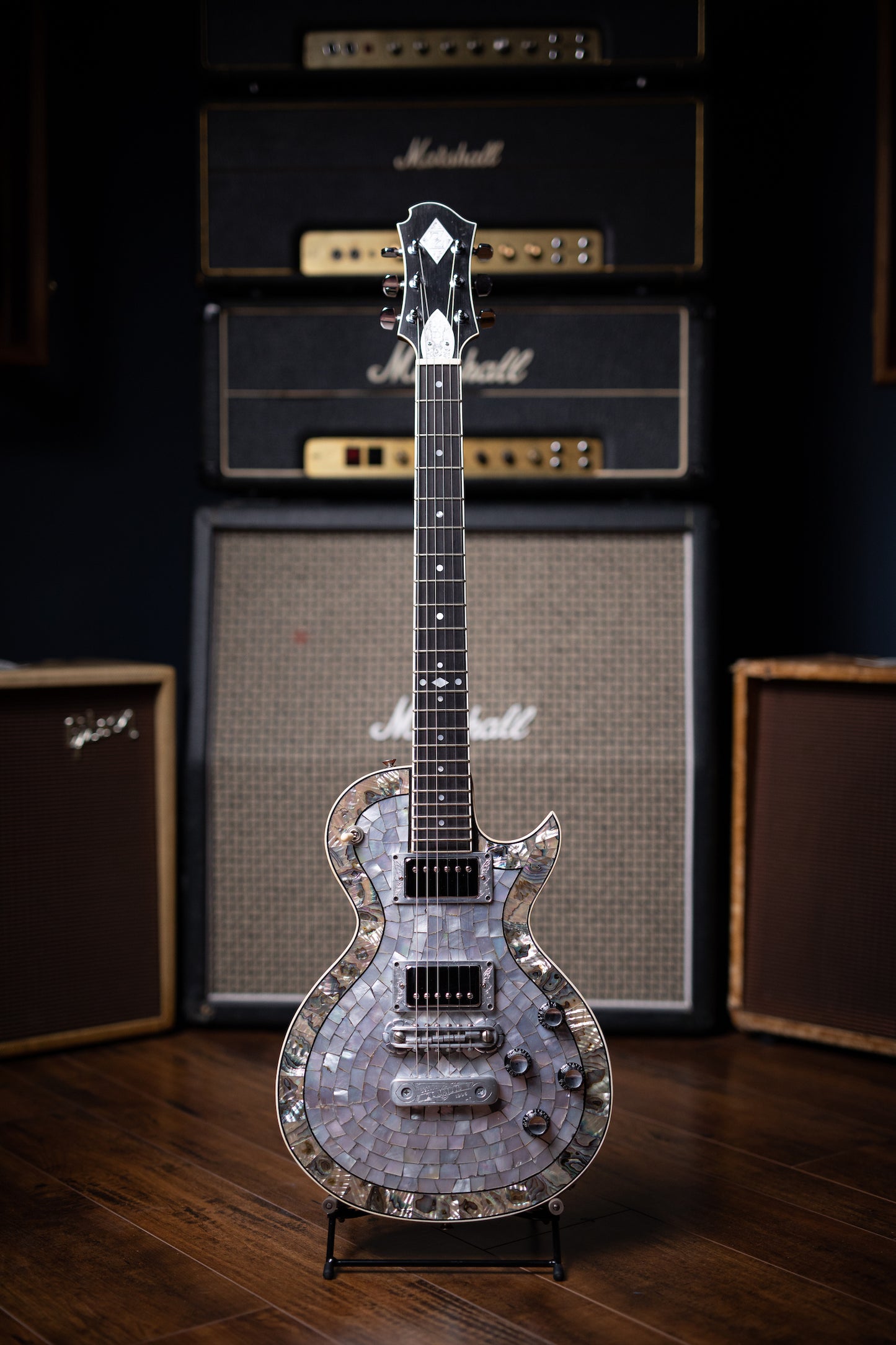 1996 Zemaitis Custom Deluxe Electric Guitar - "Pearl Top" - Walt Grace Vintage