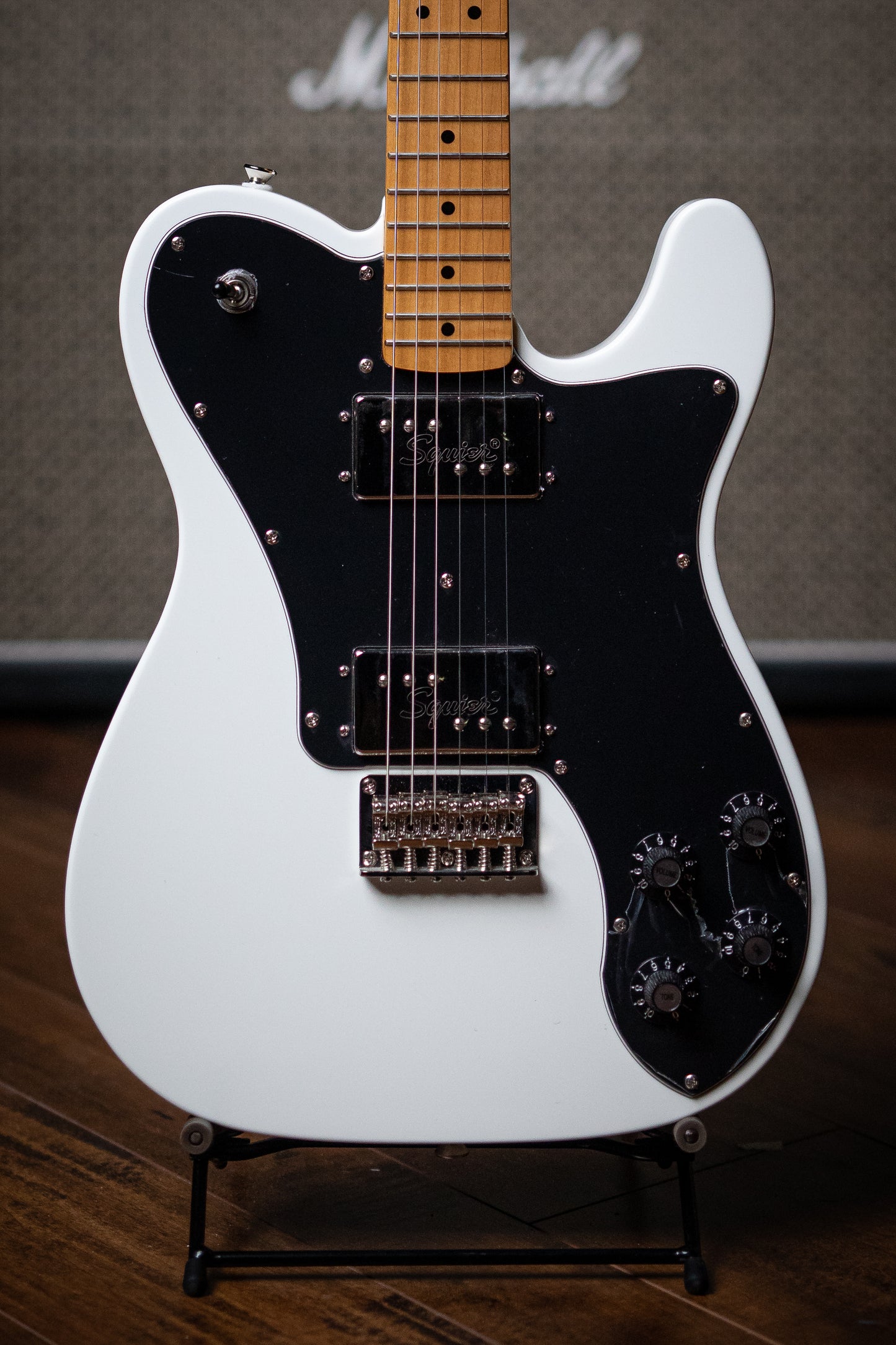 Squier '70s Telecaster Deluxe Electric Guitar - Olympic White - Walt Grace Vintage
