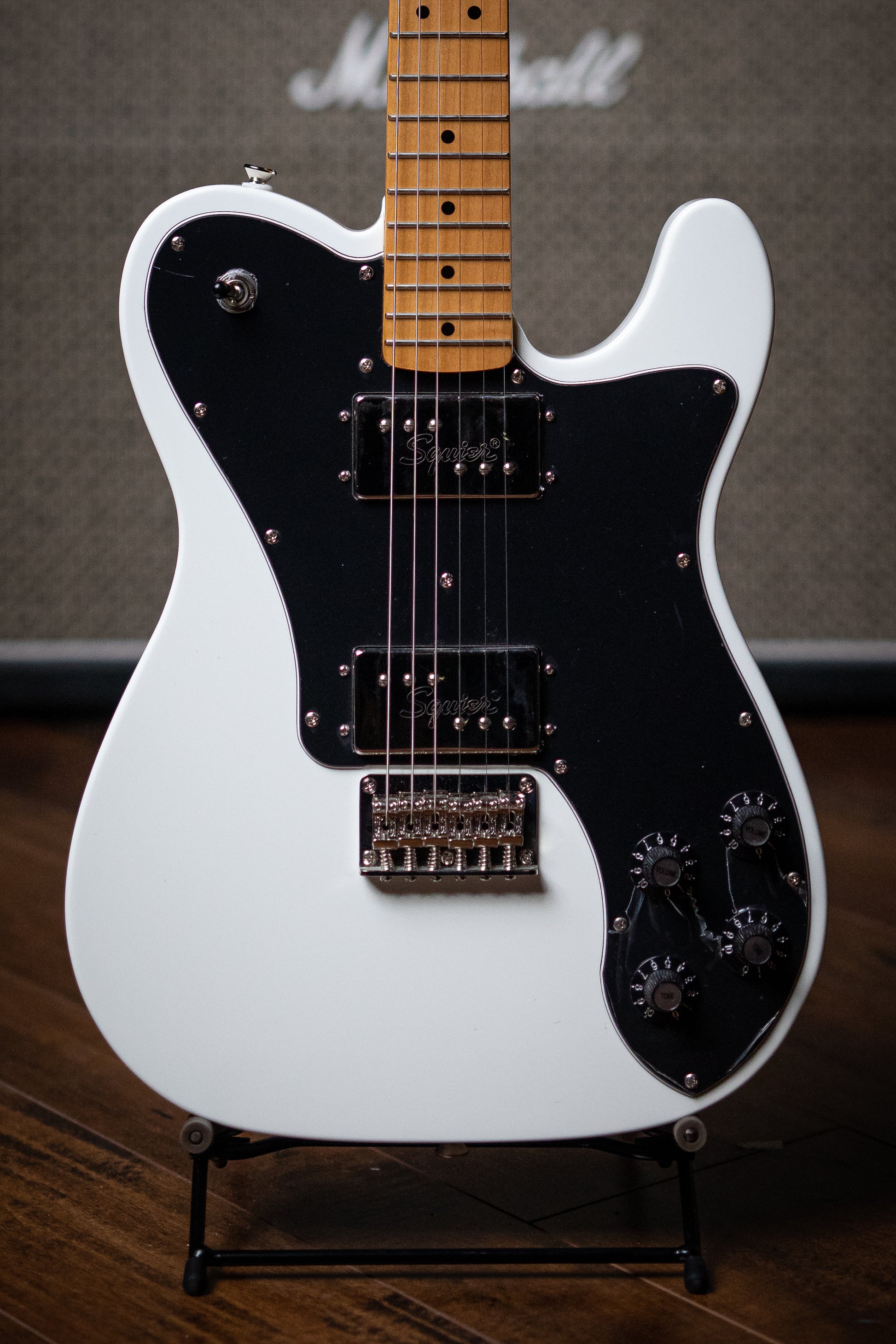 Squier '70s Telecaster Deluxe Electric Guitar - Olympic White - Walt Grace Vintage
