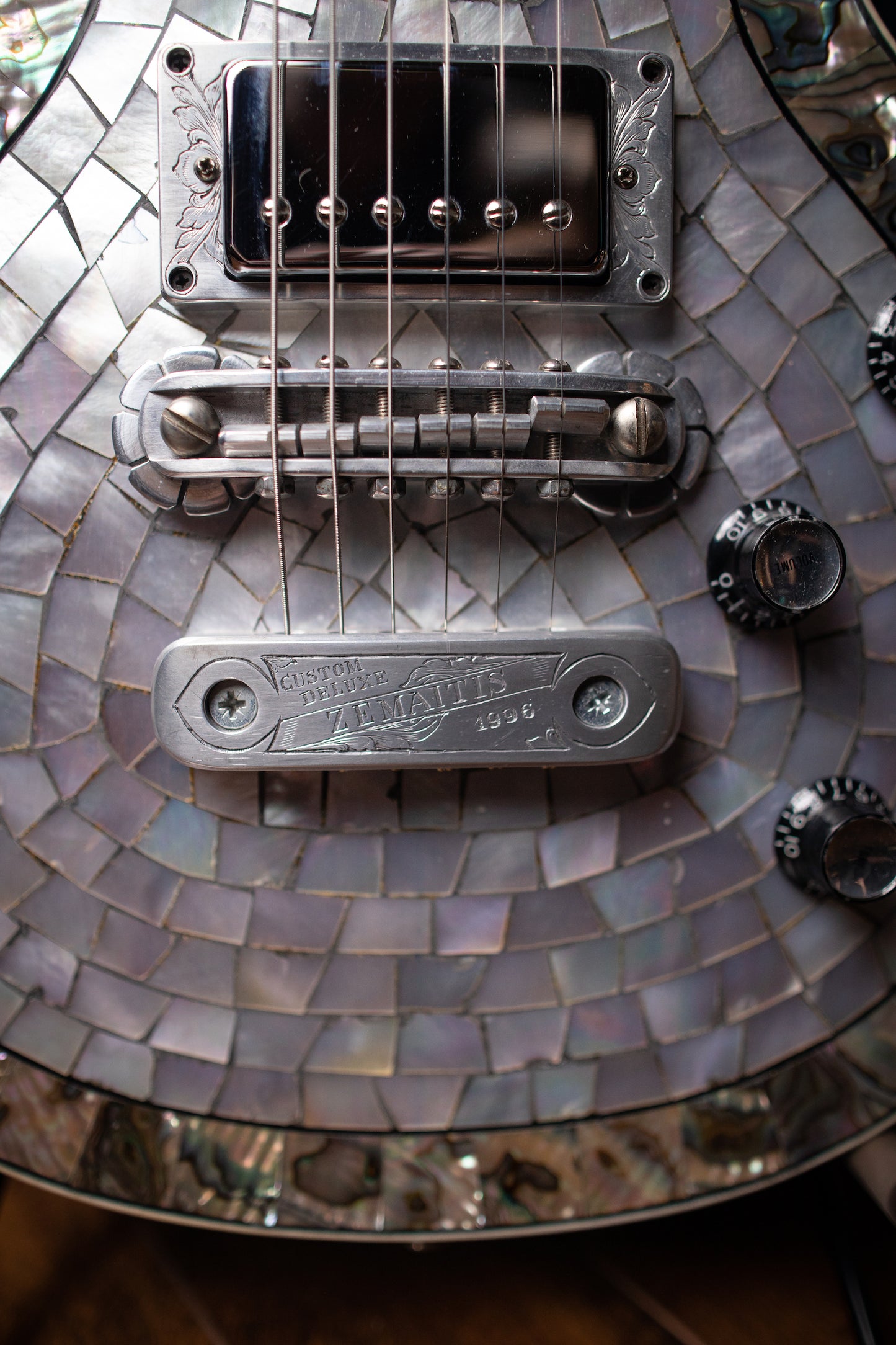 1996 Zemaitis Custom Deluxe Electric Guitar - "Pearl Top" - Walt Grace Vintage