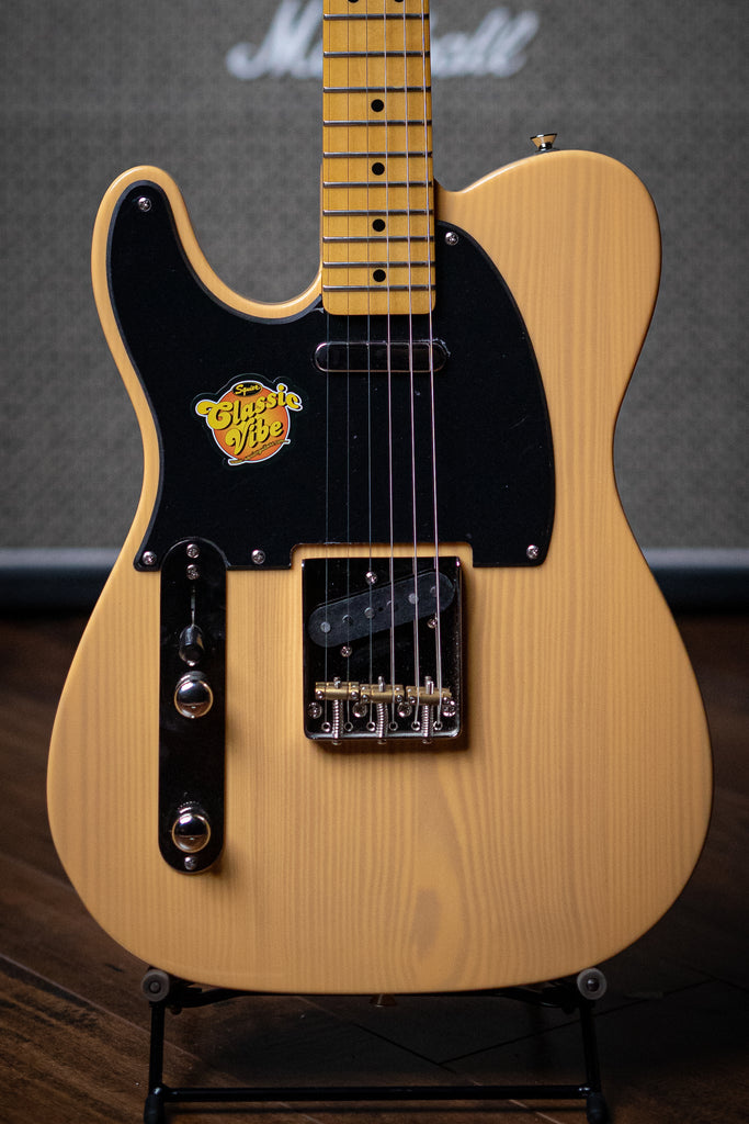 Squier Classic Vibe ‘50s Tele LH Electric Guitar - Butterscotch Blonde - Walt Grace Vintage
