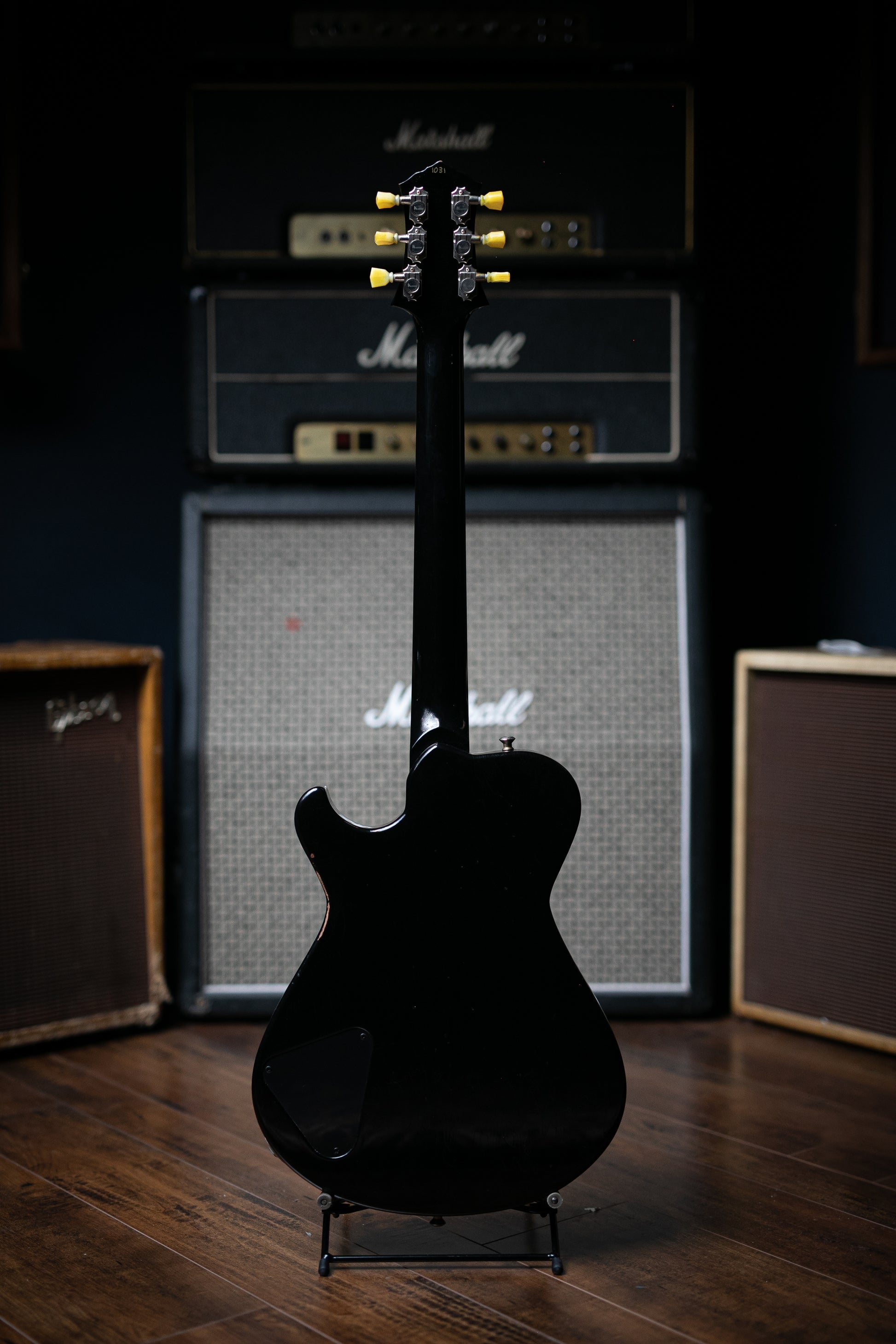 Knaggs Kenai "J" D1 Electric Guitar - Black - Walt Grace Vintage