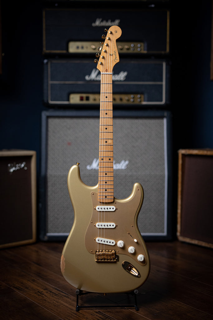 2004 Fender Stratocaster Limited Edition Electric Guitar - Aztec Gold - Walt Grace Vintage