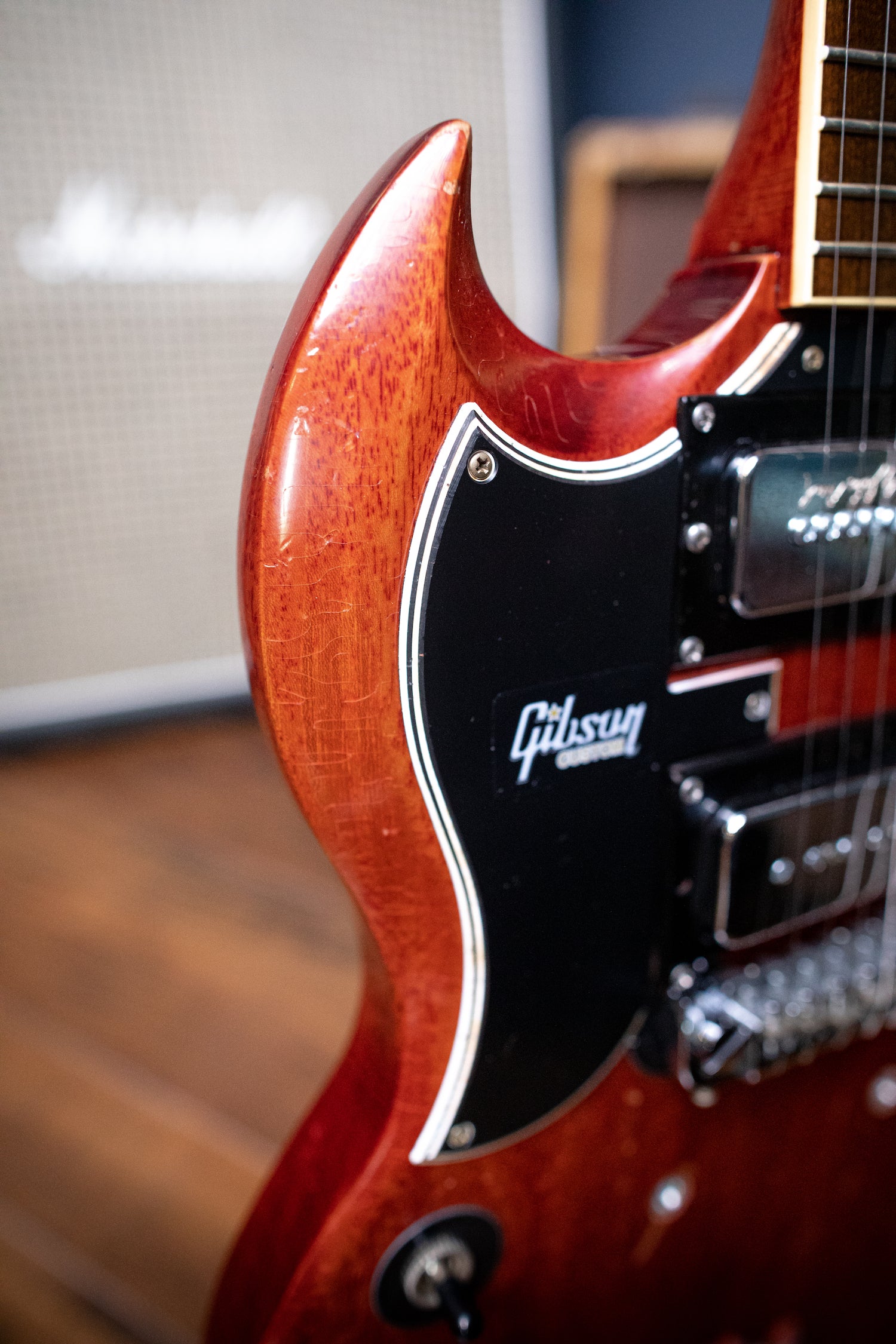 Gibson Tony Iommi "Monkey" 1964 SG Special Replica Left Handed Electric Guitar - Walt Grace Vintage