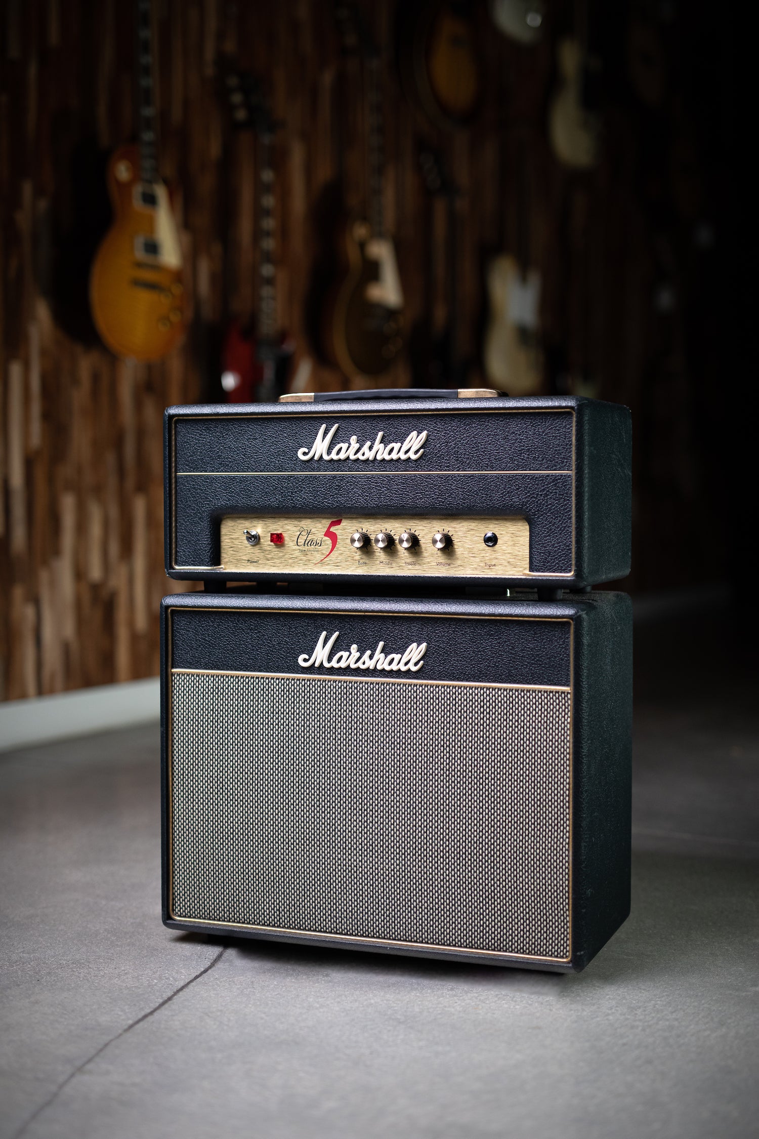 2011 Marshall Class 5 Tube Head and Extension Cabinet – Walt Grace