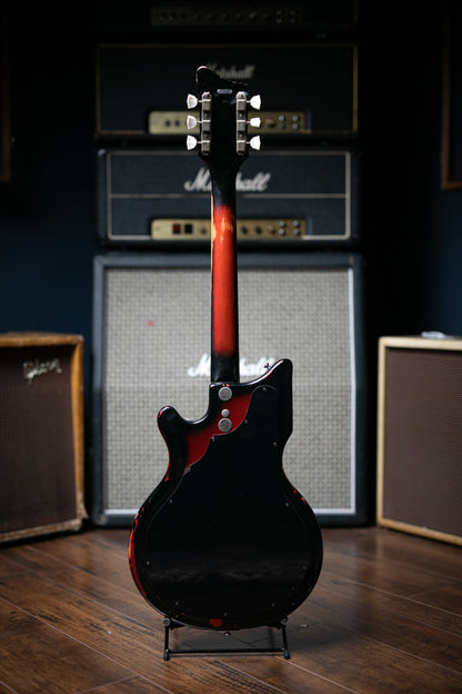 1964 National Val Pro 82 Electric Guitar - Red Burst - Walt Grace Vintage
