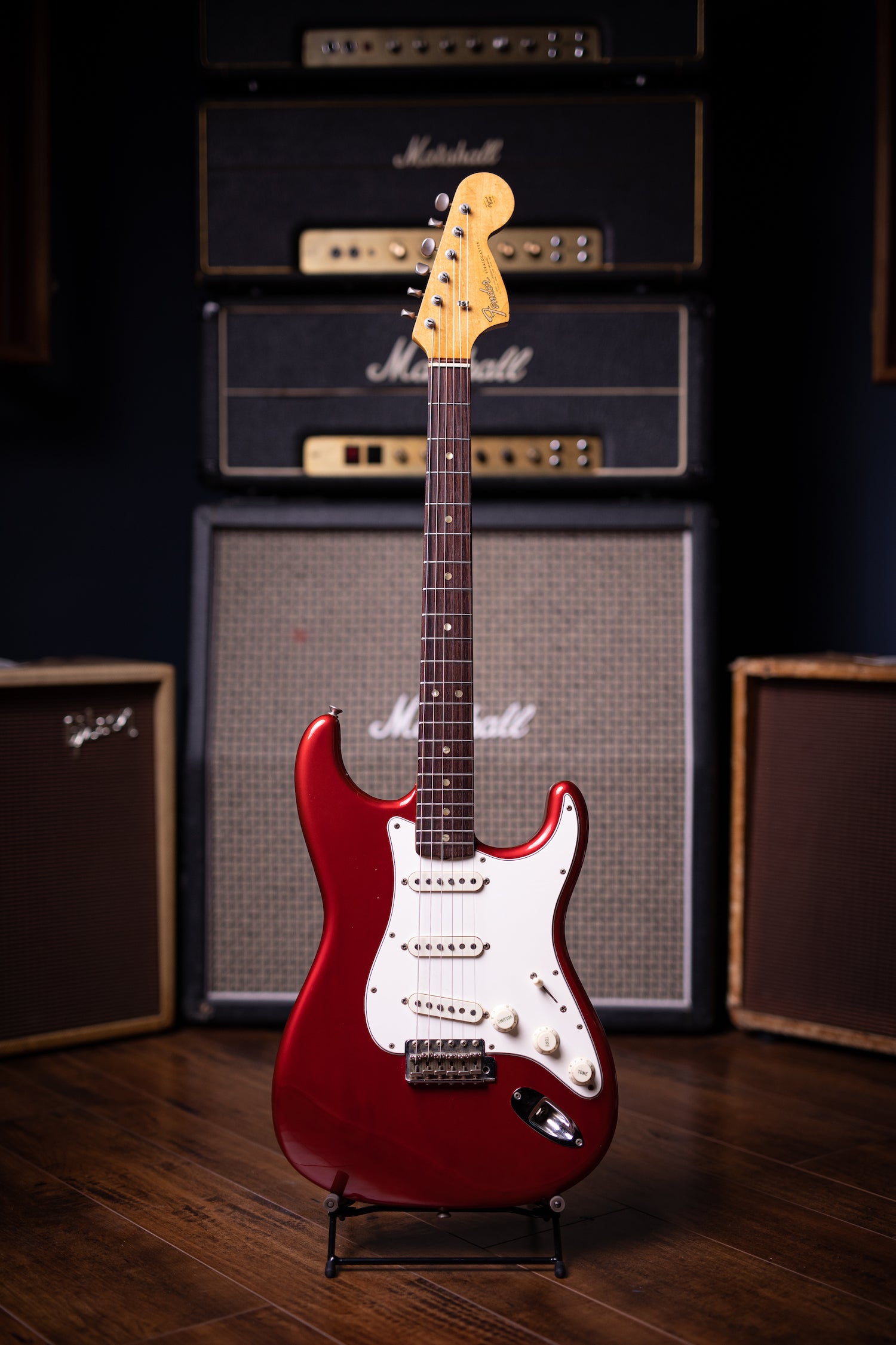 Stratocaster Electric Guitar - Candy Red – Grace Vintage