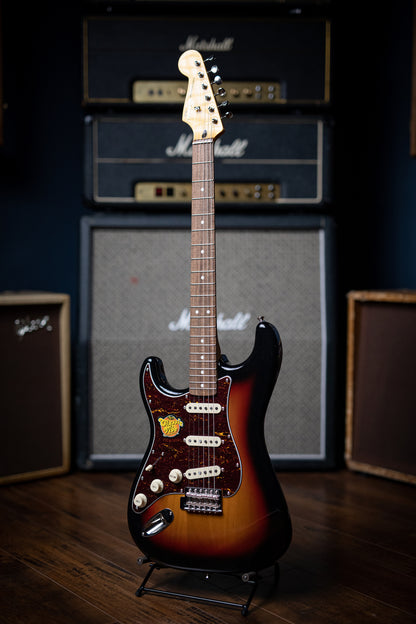 Squier Classic Vibe ‘60s Stratocaster LH Electric Guitar - 3-Tone Sunburst - Walt Grace Vintage