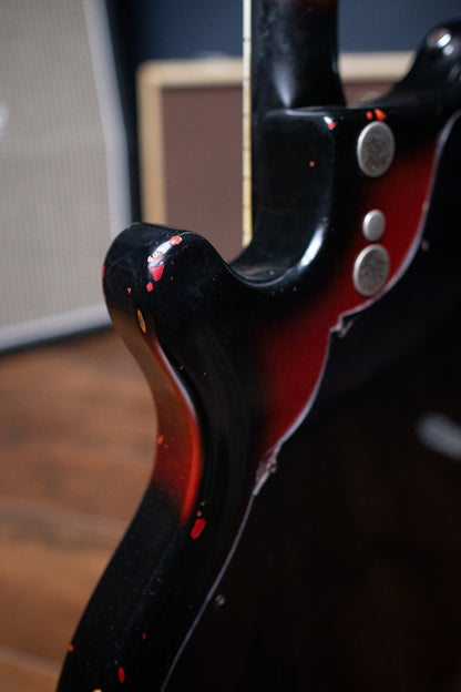 1964 National Val Pro 82 Electric Guitar - Red Burst - Walt Grace Vintage