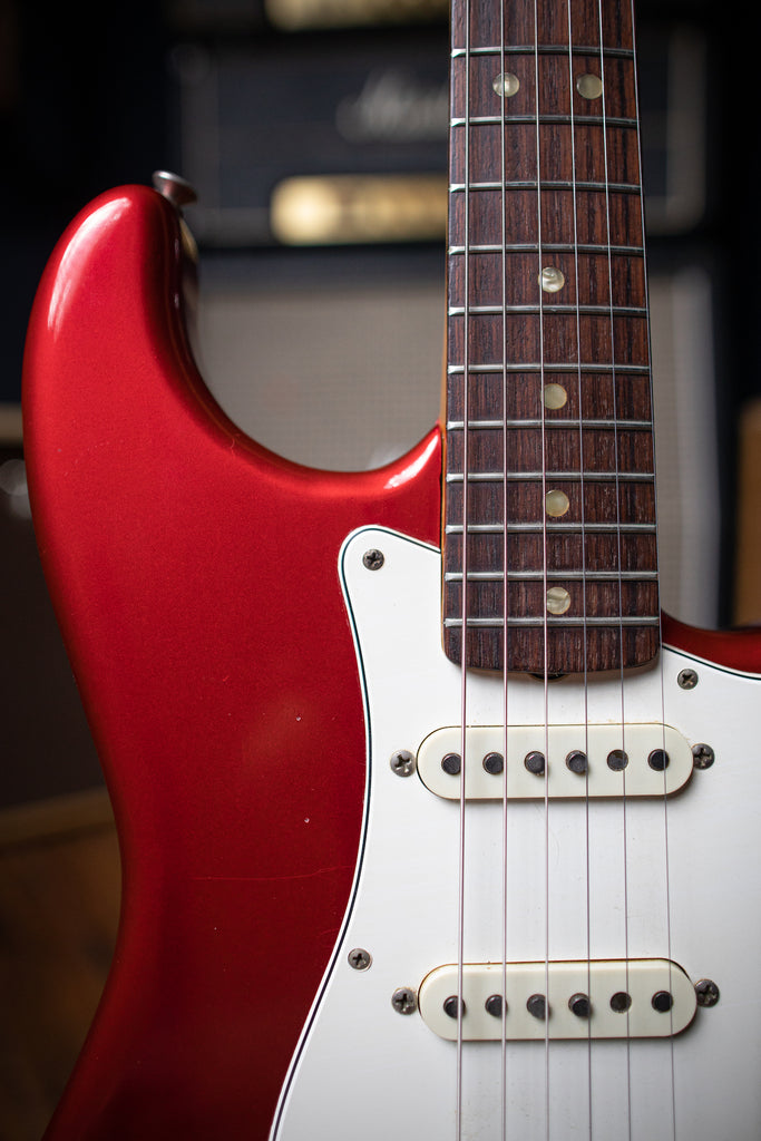 1966 Fender Stratocaster Electric Guitar - Candy Apple Red - Walt Grace Vintage