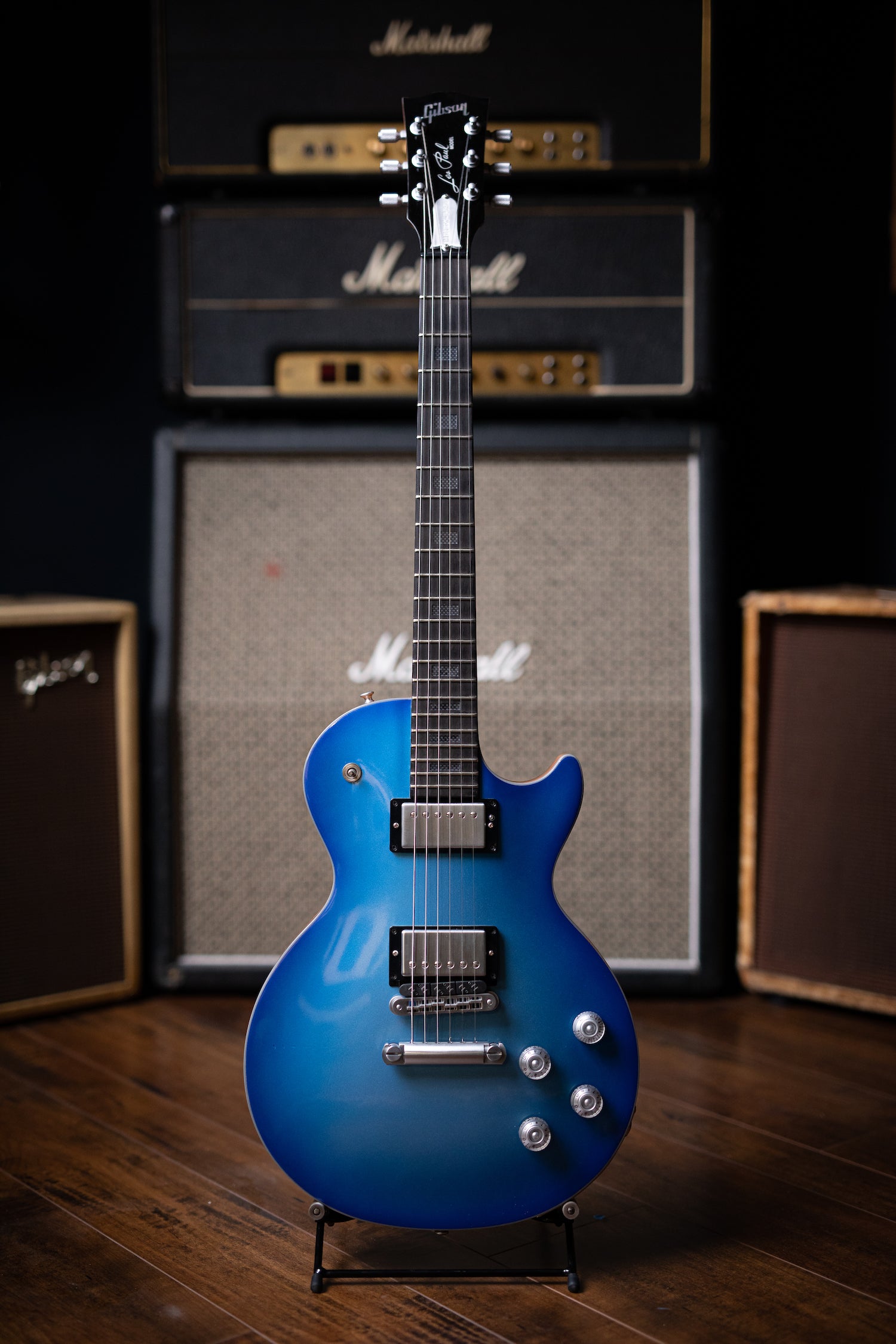 2006 Gibson Les Paul HD.6X Pro Electric Guitar - Blue - Walt Grace Vintage