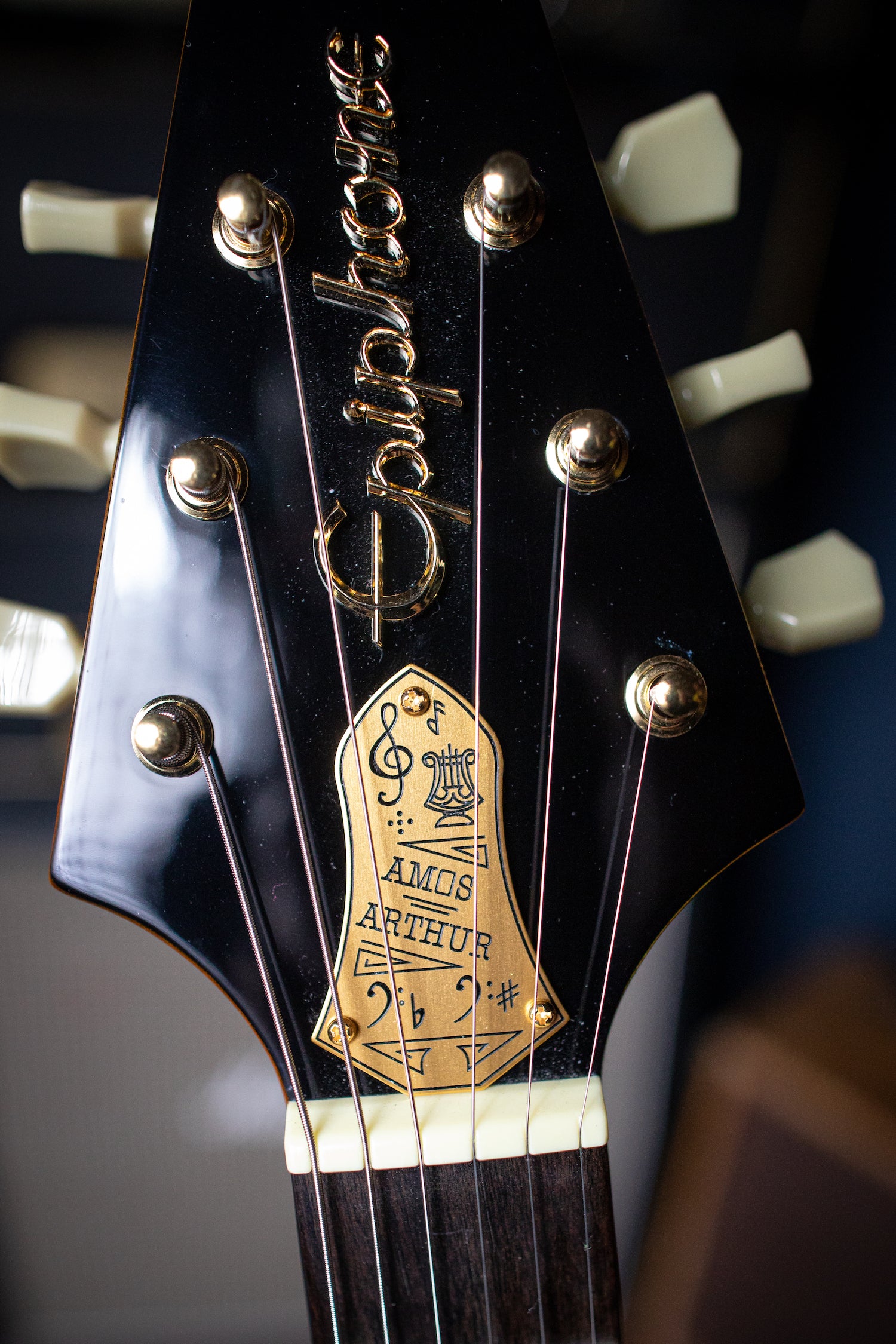Epiphone Joe Bonamassa Flying V "Amos" Electric Guitar - Natural - Walt Grace Vintage