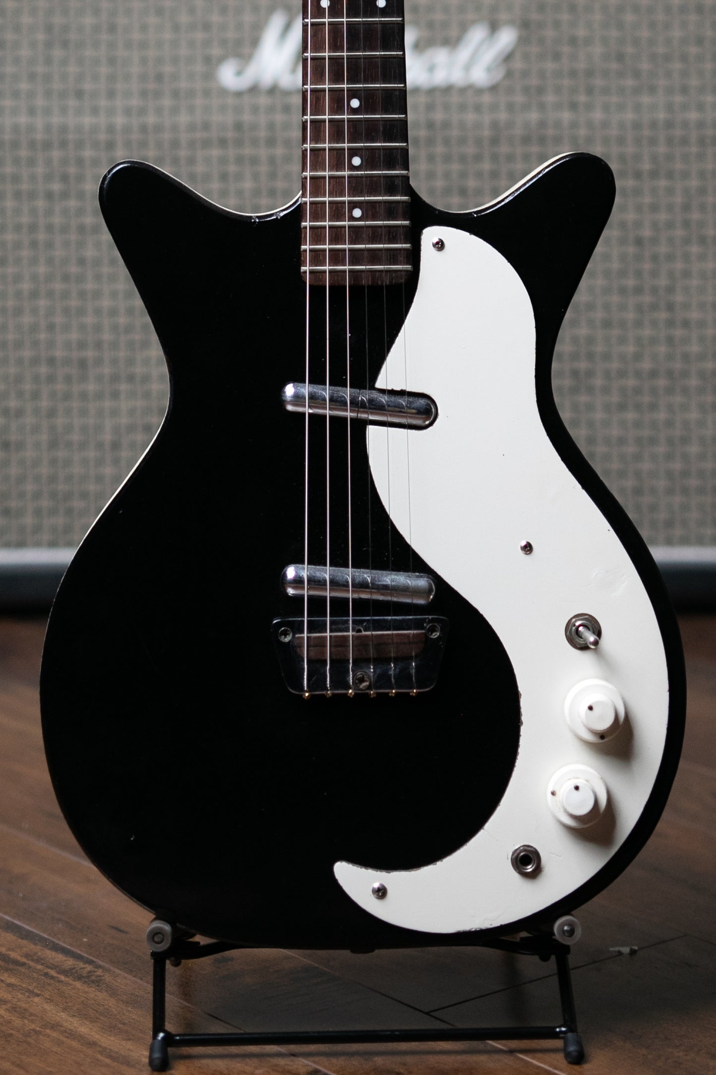 1963 Danelectro 3021 "Jimmy Page" Electric Guitar - Black - Walt Grace Vintage