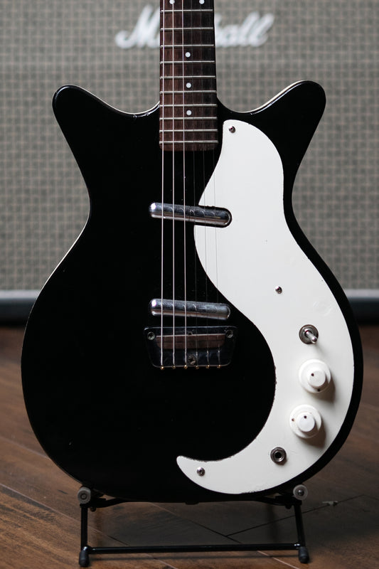 1963 Danelectro 3021 "Jimmy Page" Electric Guitar - Black - Walt Grace Vintage