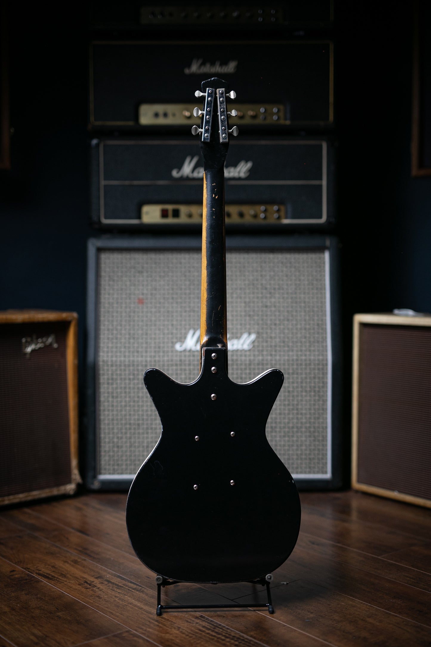 1963 Danelectro 3021 "Jimmy Page" Electric Guitar - Black - Walt Grace Vintage