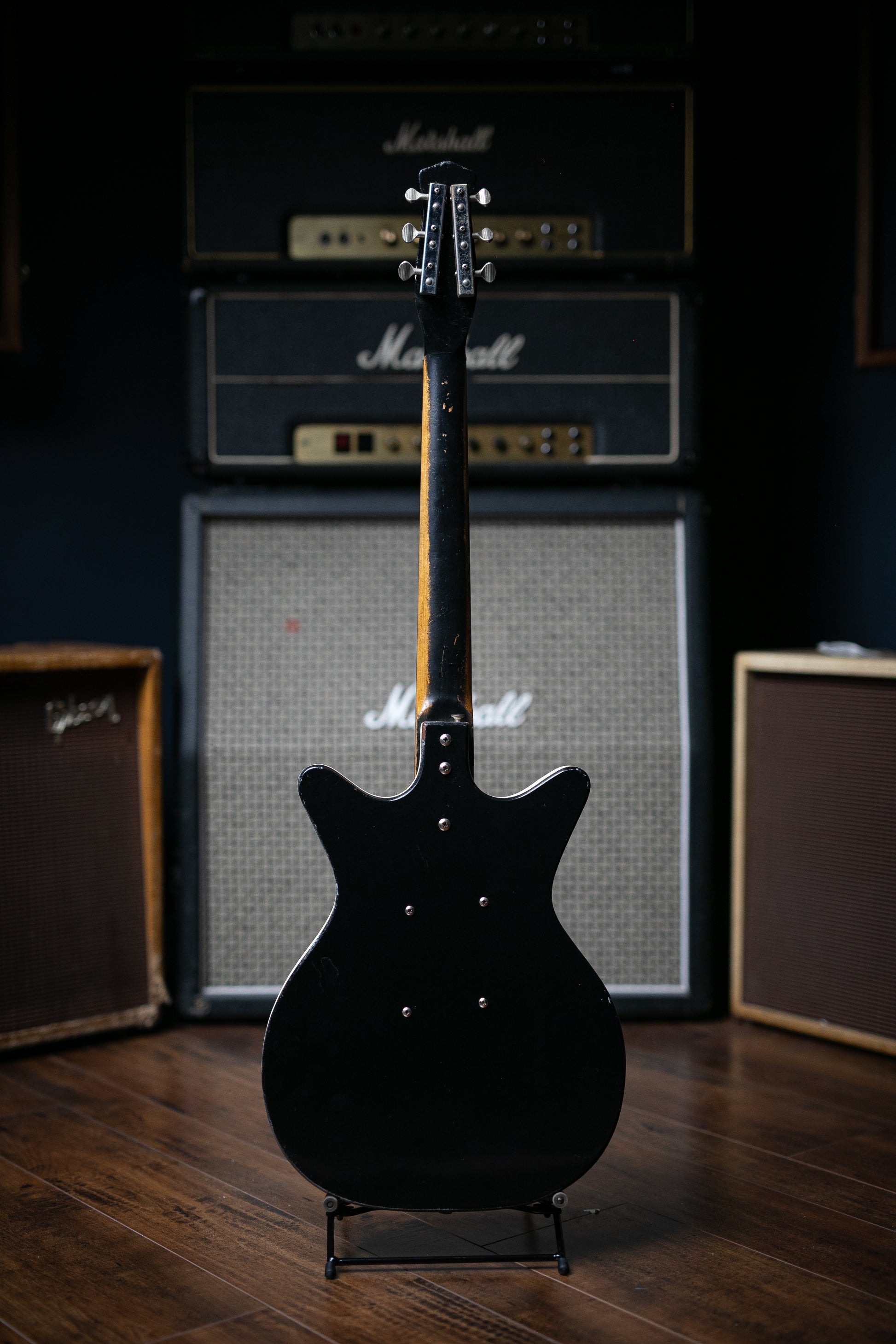 1963 Danelectro 3021 "Jimmy Page" Electric Guitar - Black - Walt Grace Vintage
