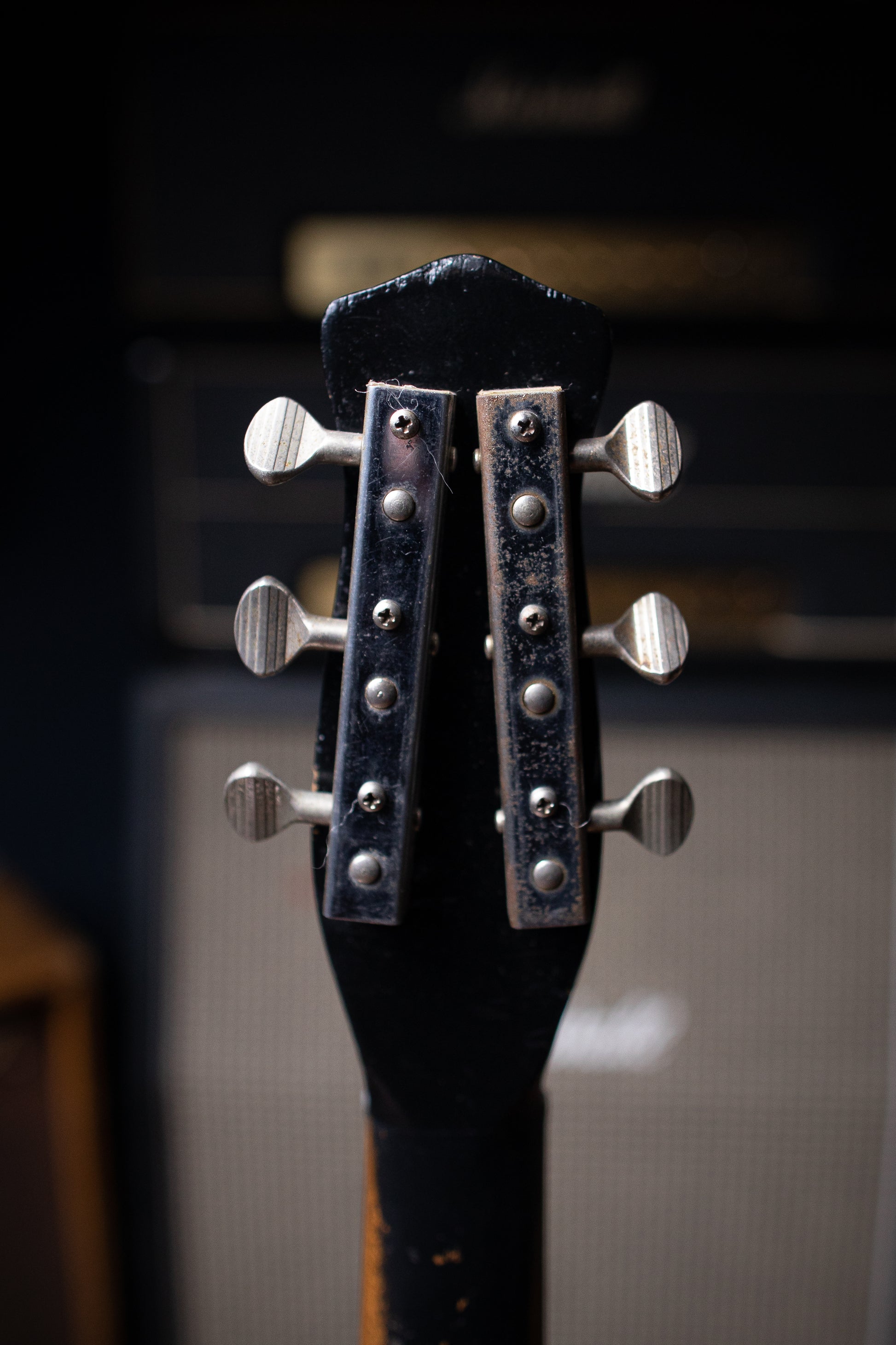 1963 Danelectro 3021 "Jimmy Page" Electric Guitar - Black - Walt Grace Vintage
