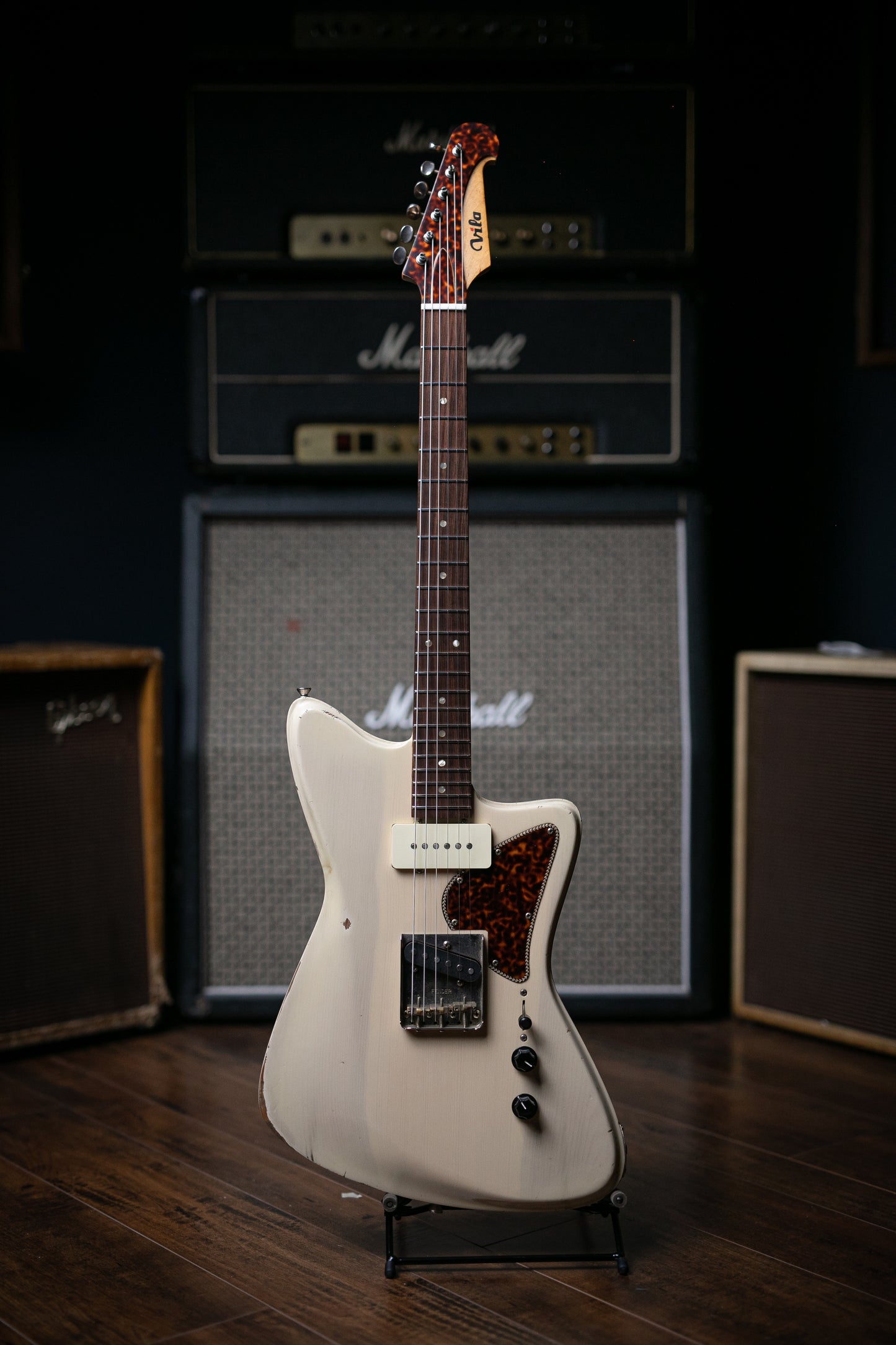 Vila Austral Electric Guitar - Blonde - Walt Grace Vintage
