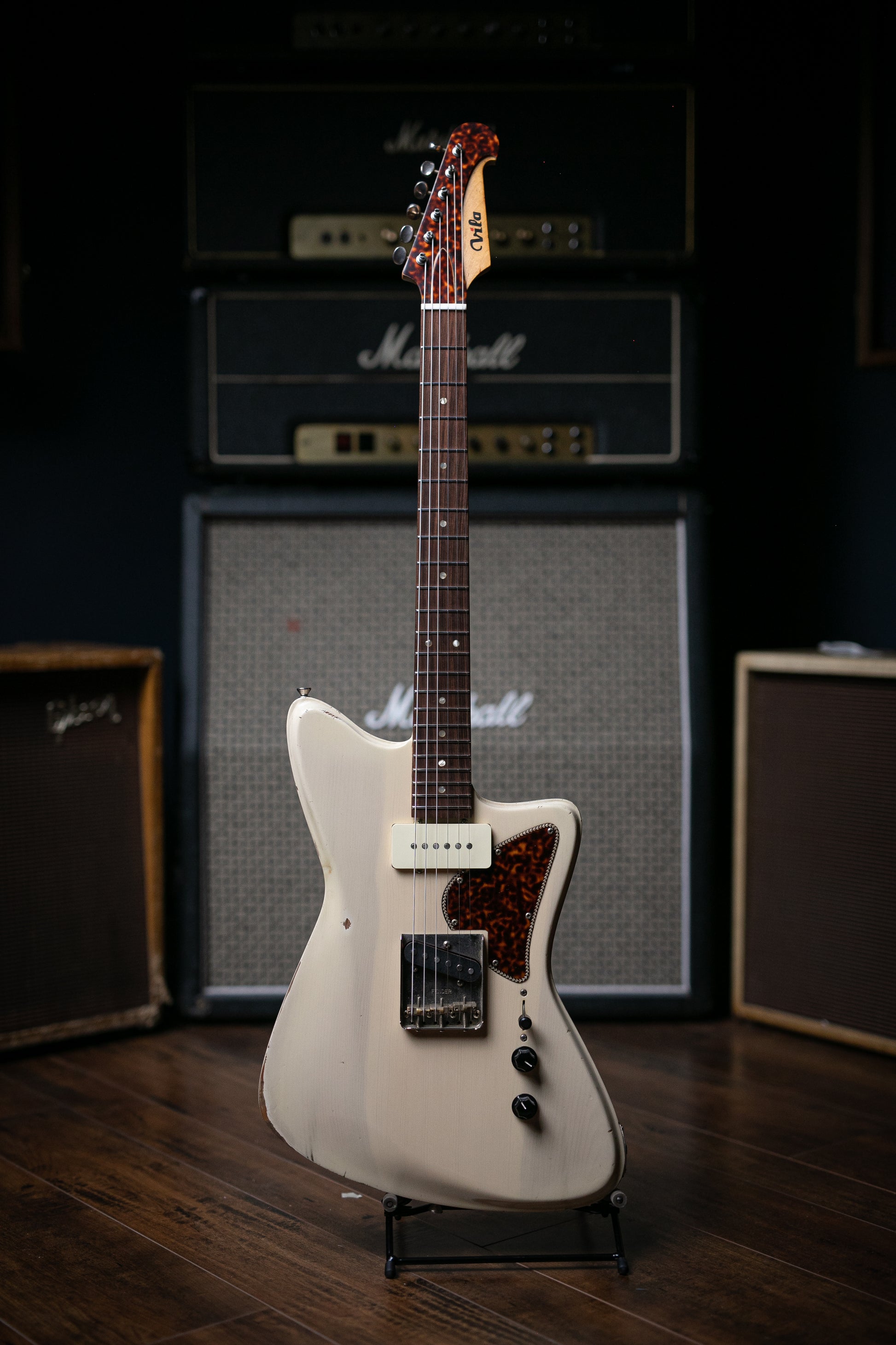 Vila Austral Electric Guitar - Blonde - Walt Grace Vintage