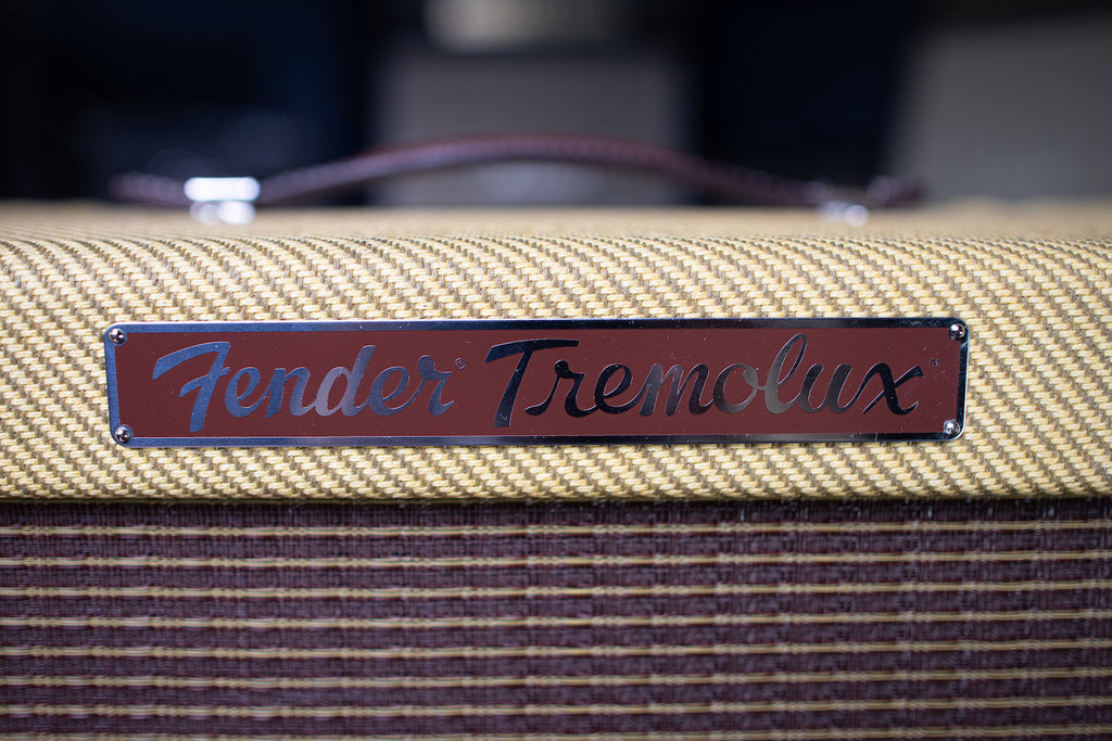 2012 Fender Hand Wired EC Tremolux Combo Amp - Tweed - Walt Grace Vintage