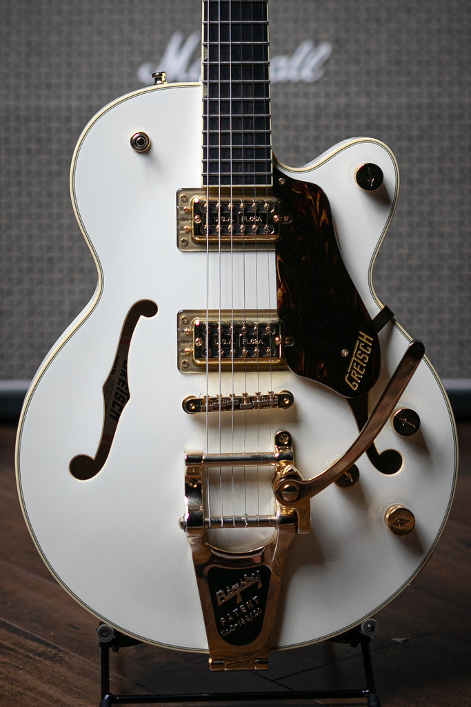 Gretsch G6659TG Players Edition Broadkaster Jr. Electric Guitar - Vintage White - Walt Grace Vintage