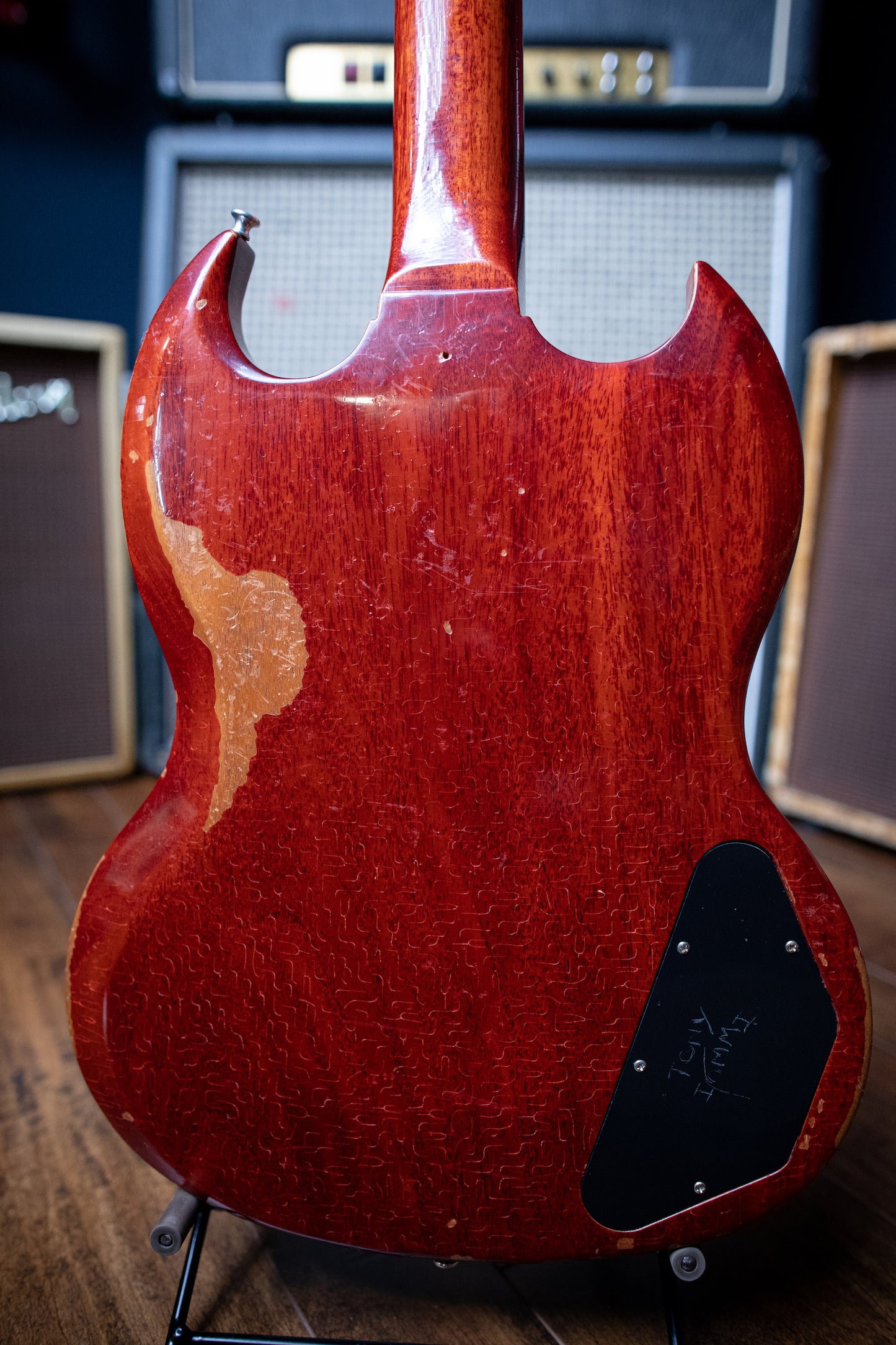 Gibson Tony Iommi "Monkey" 1964 SG Special Replica Left Handed Electric Guitar - Walt Grace Vintage