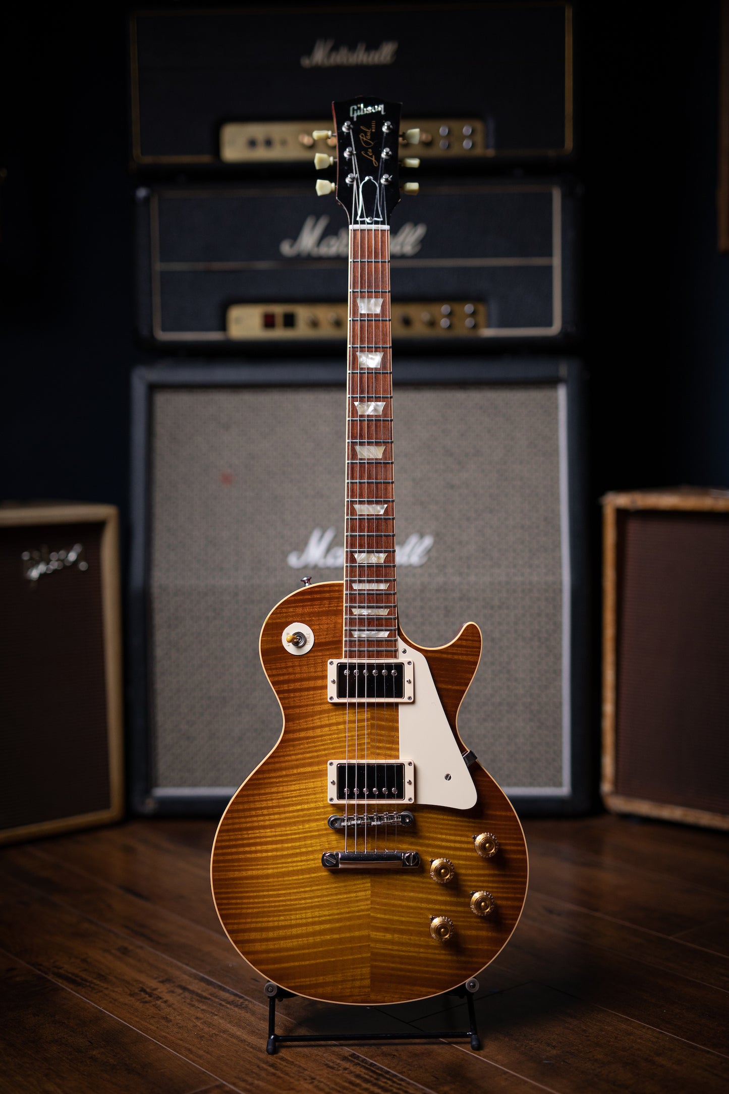 2009 Gibson Custom Shop 1959 Les Paul Reissue 50th Anniversary Electric Guitar - Sweet Tea Burst - Walt Grace Vintage