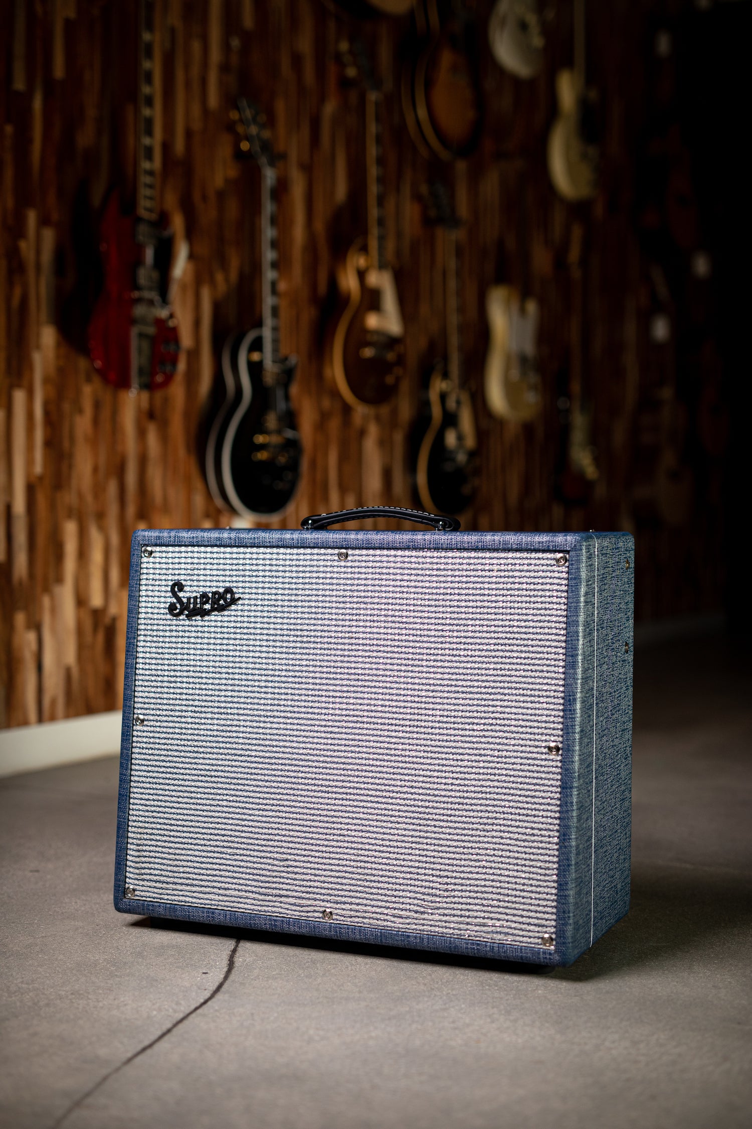 2015 Supro Thunderbolt S6420 Combo Amp - Blue - Walt Grace Vintage