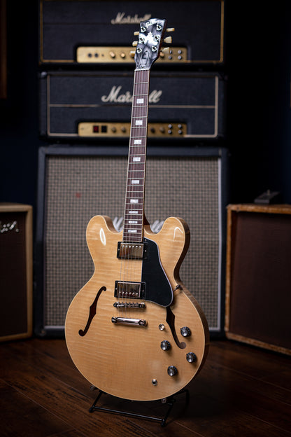 Gibson ES-335 Figured Electric Guitar - Antique Natural - Walt Grace Vintage