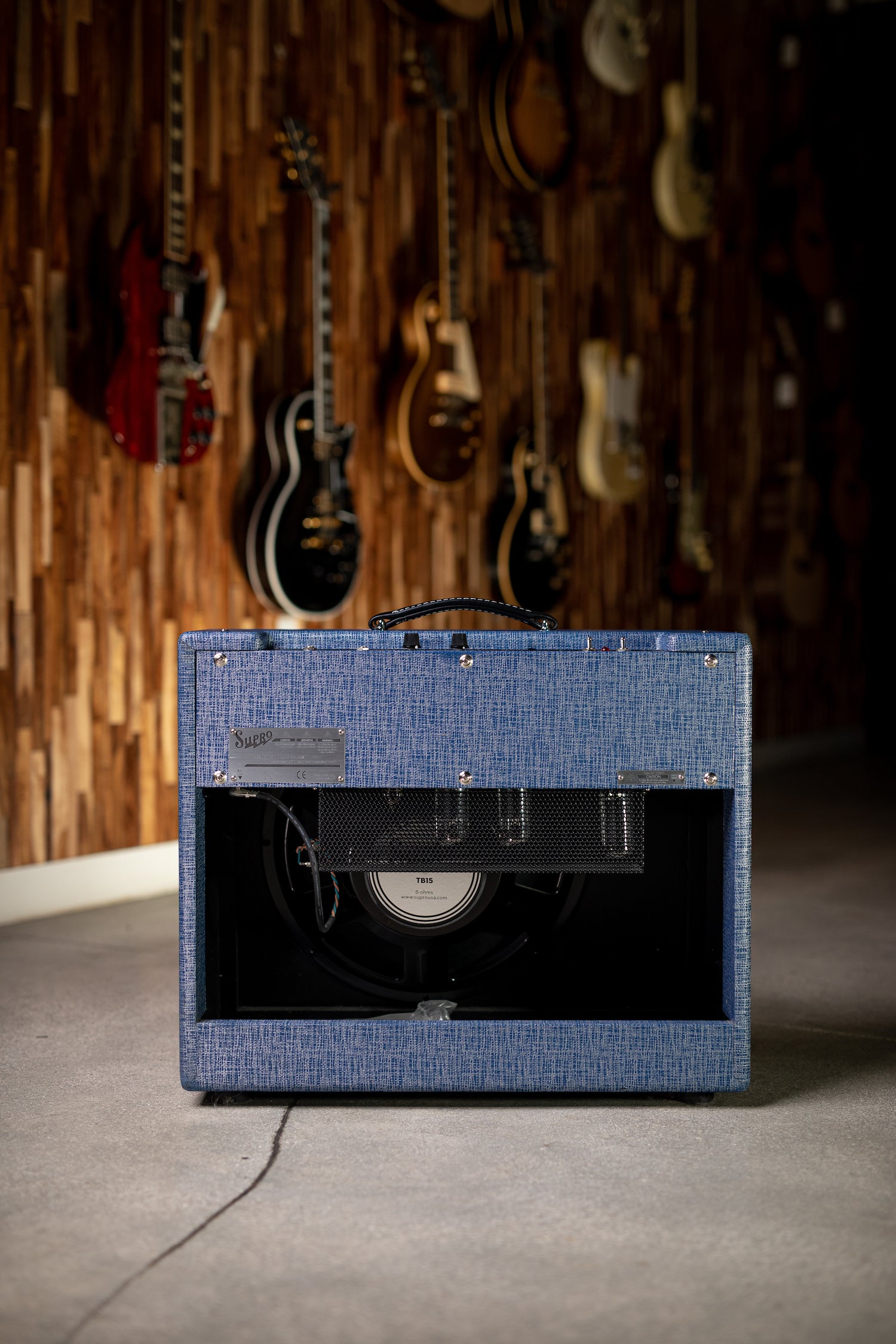 2015 Supro Thunderbolt S6420 Combo Amp - Blue - Walt Grace Vintage
