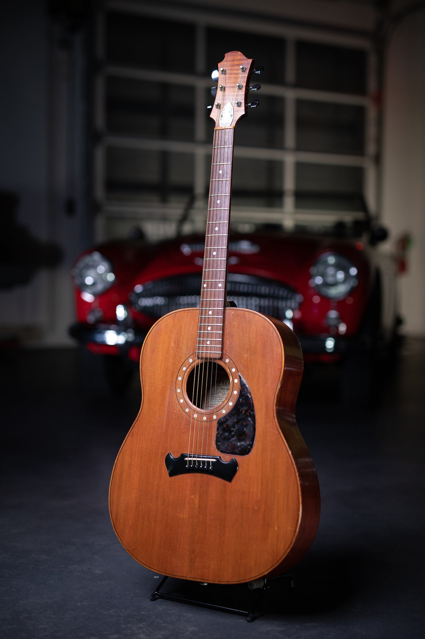 1979 Zemaitis Victor Acoustic Guitar - Red Stain