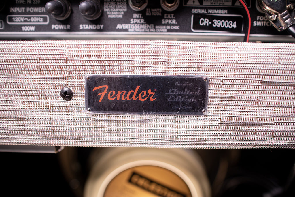 Fender 2019 Limited Edition '65 Deluxe Reverb 22-watt 1x12” Tube Combo Amp - FSR Chilewich - Walt Grace Vintage