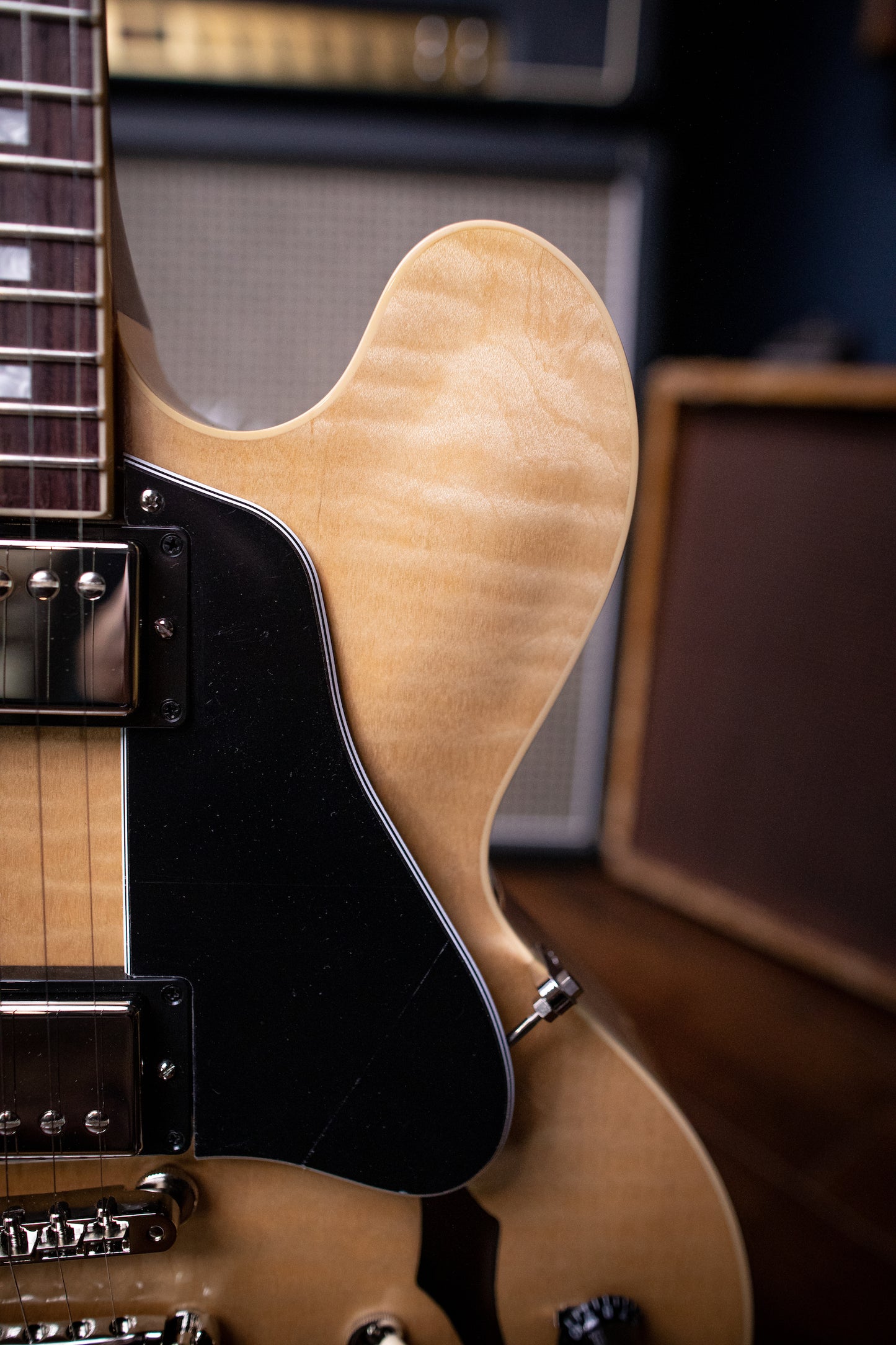Gibson ES-335 Figured Electric Guitar - Antique Natural - Walt Grace Vintage