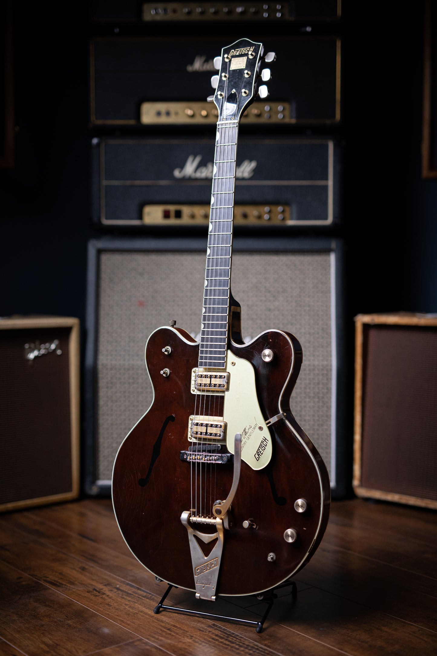 1967 Gretsch Chet Atkins Country Gentleman Electric Guitar - Burgundy - Walt Grace Vintage