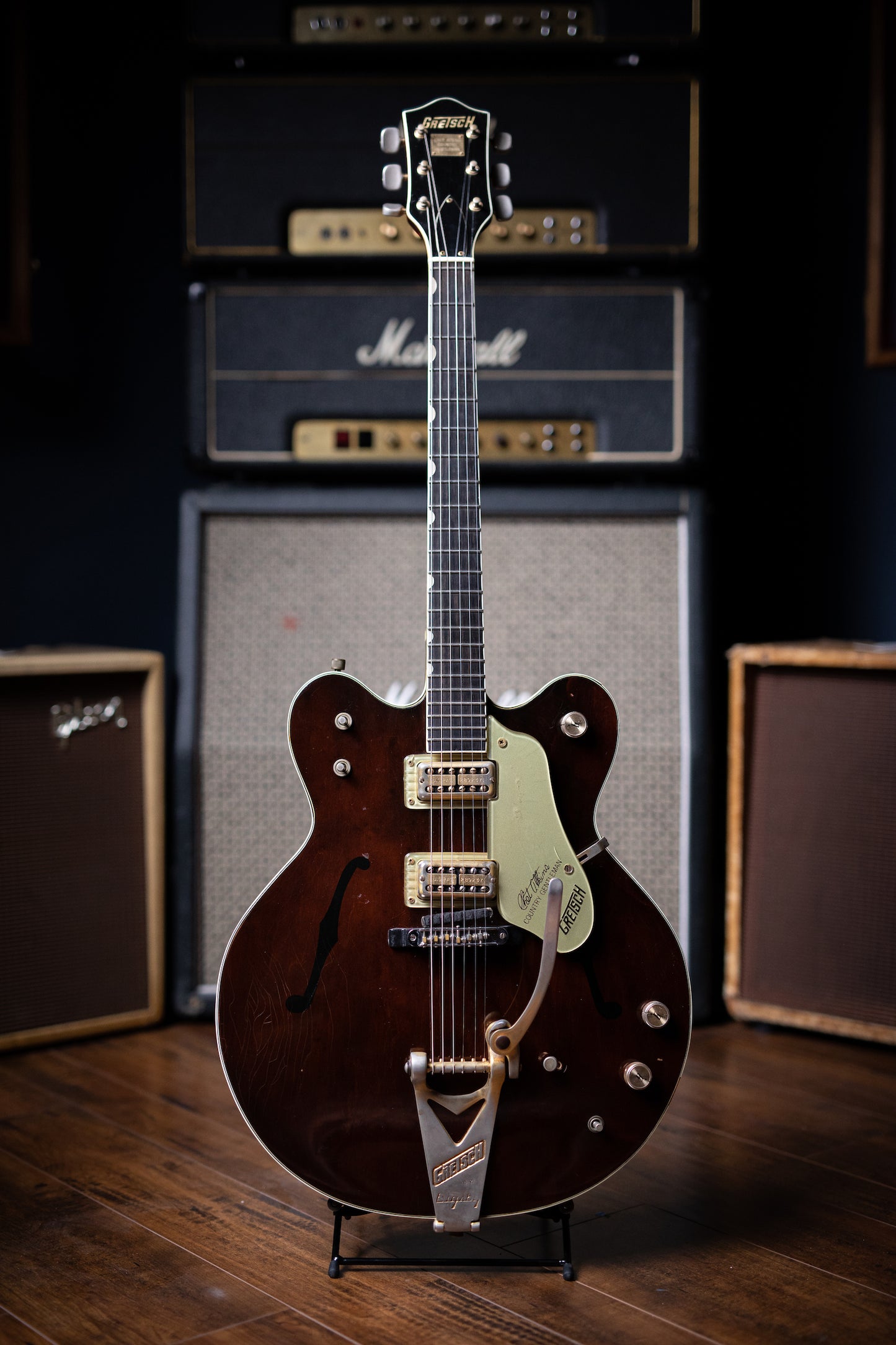 1967 Gretsch Chet Atkins Country Gentleman Electric Guitar - Burgundy - Walt Grace Vintage