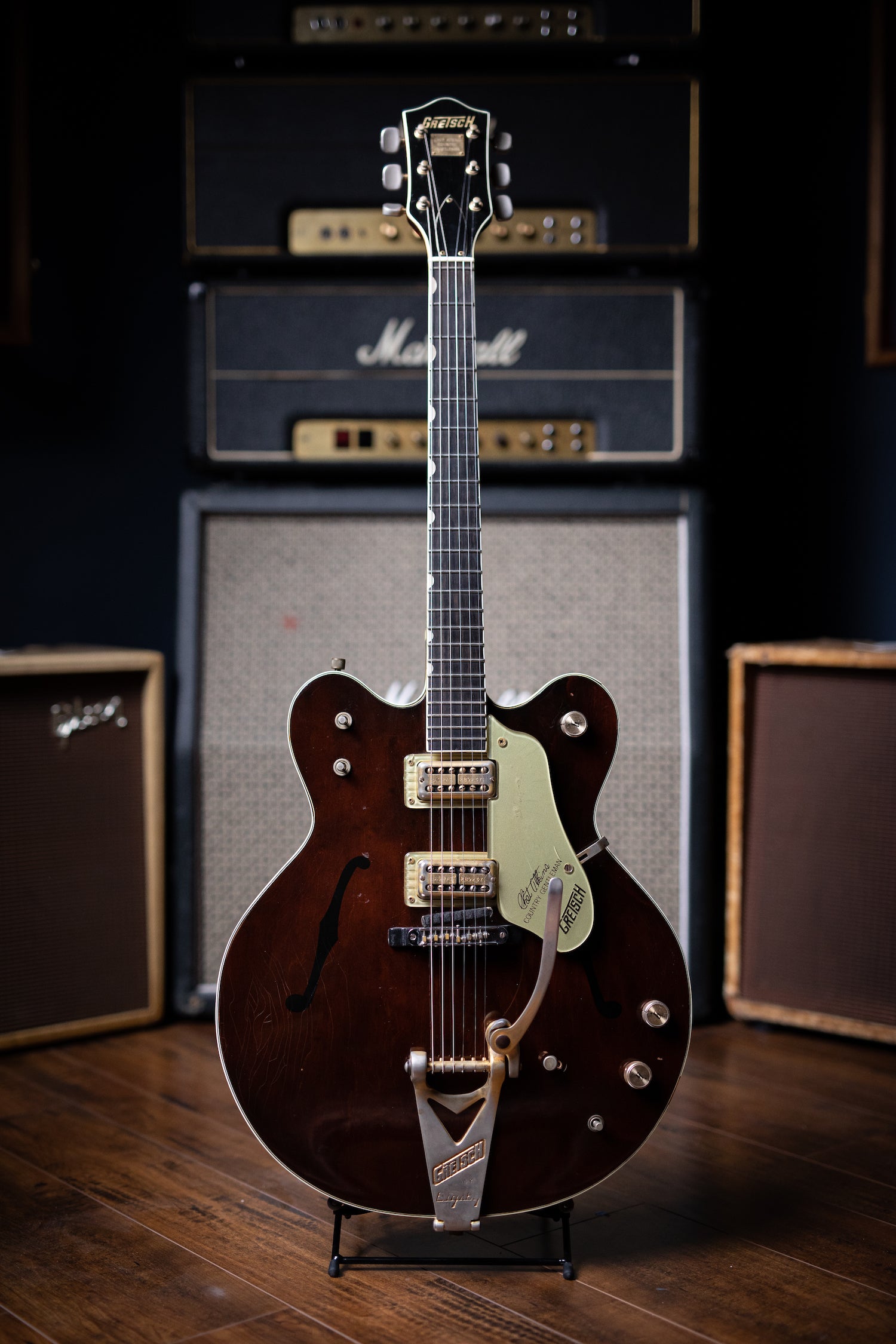 1967 Gretsch Chet Atkins Country Gentleman Electric Guitar - Burgundy - Walt Grace Vintage