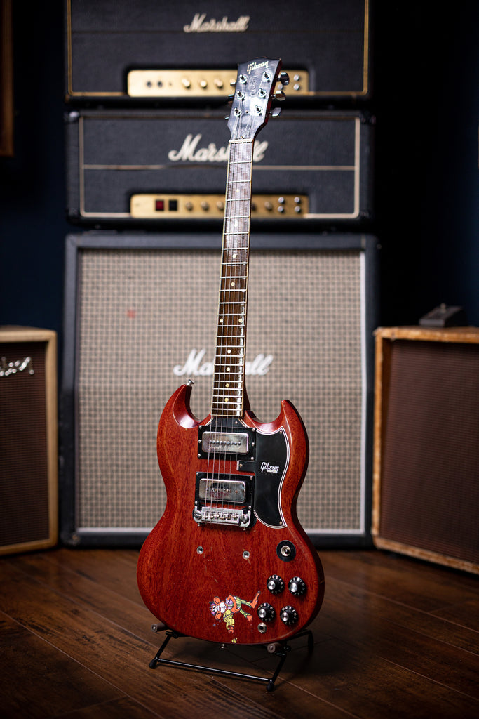 Gibson Tony Iommi "Monkey" 1964 SG Special Replica Right Handed Electric Guitar - Aged Cherry - Walt Grace Vintage