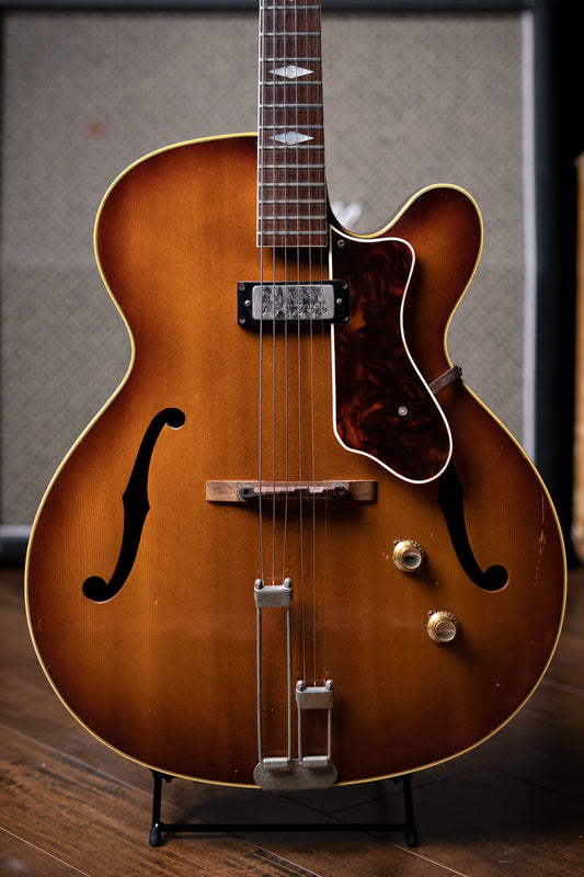 1964 Epiphone Triumph Electric Guitar - Tinted Dark Natural - Walt Grace Vintage