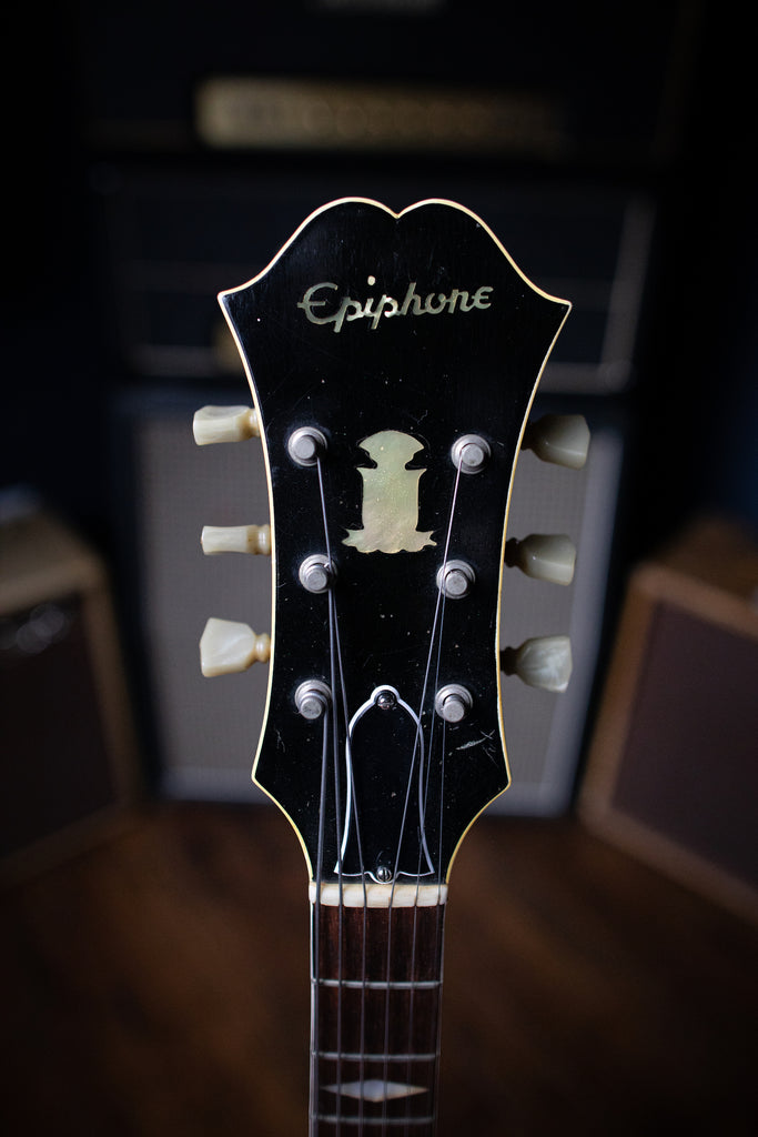 1964 Epiphone Triumph Electric Guitar - Tinted Dark Natural - Walt Grace Vintage