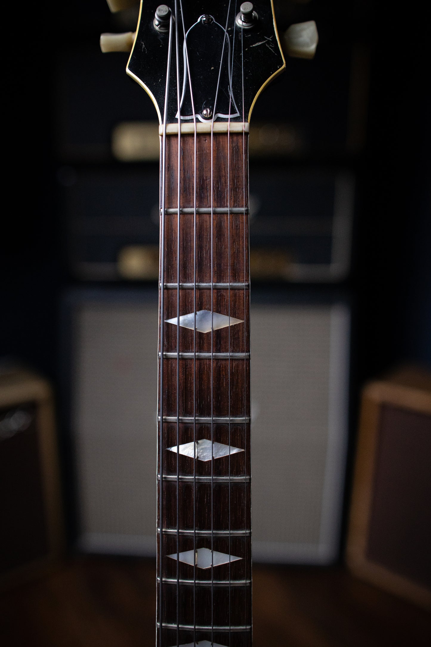 1964 Epiphone Triumph Electric Guitar - Tinted Dark Natural - Walt Grace Vintage