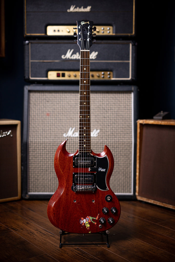 Gibson Tony Iommi "Monkey" 1964 SG Special Replica Right Handed Electric Guitar - Aged Cherry - Walt Grace Vintage