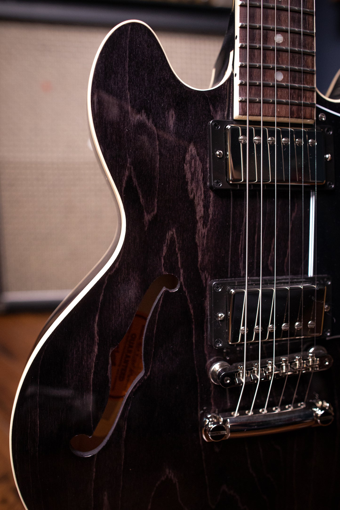 Gibson ES-339 Electric Guitar - Trans Ebony - Walt Grace Vintage