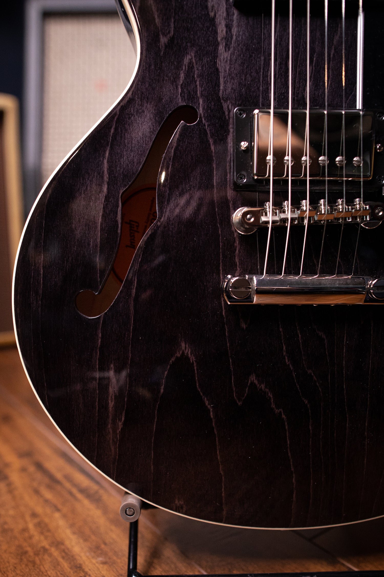 Gibson ES-339 Electric Guitar - Trans Ebony - Walt Grace Vintage