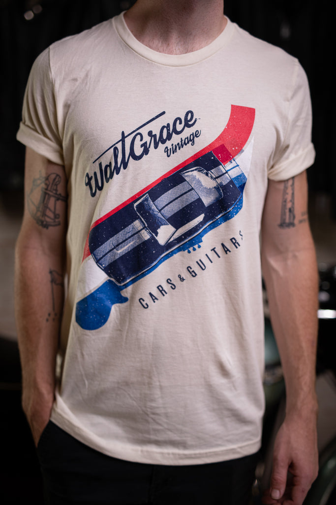 Walt Grace Vintage Cream Graphic T-Shirt - Gender Neutral
