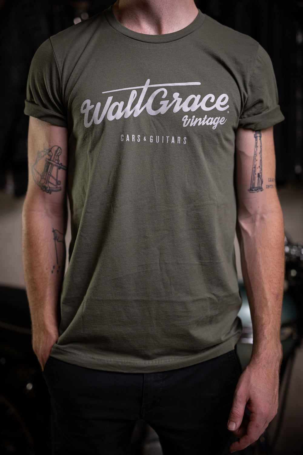 Walt Grace Vintage Logo Crewneck T-Shirt - Walt Grace Vintage