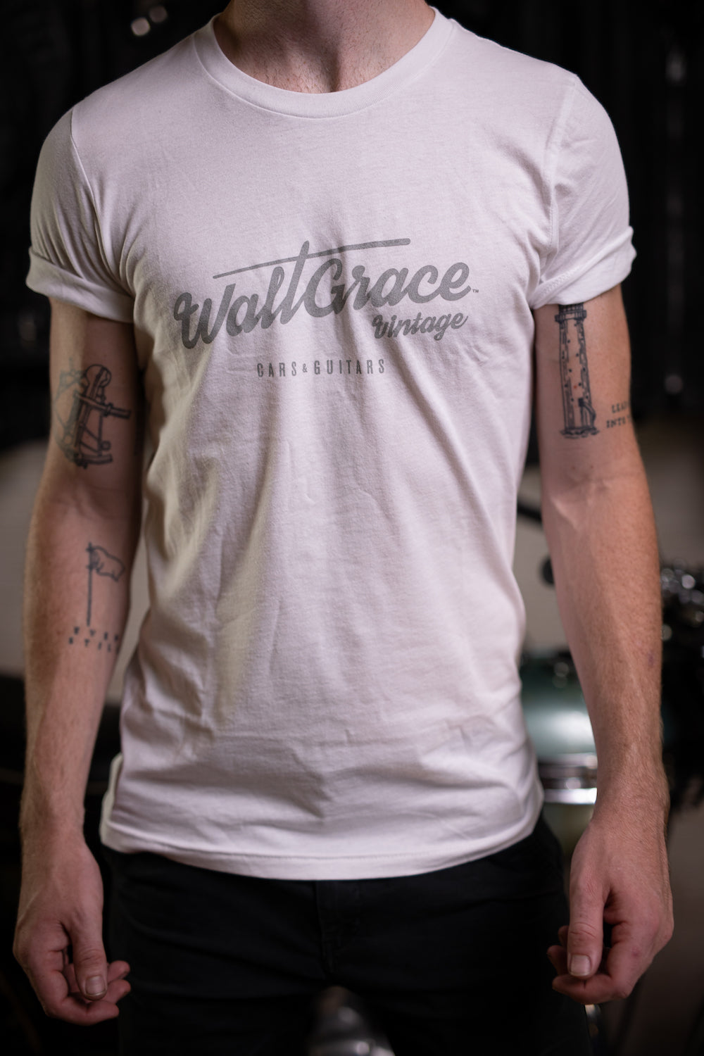 Walt Grace Vintage Logo Crewneck T-Shirt - Walt Grace Vintage