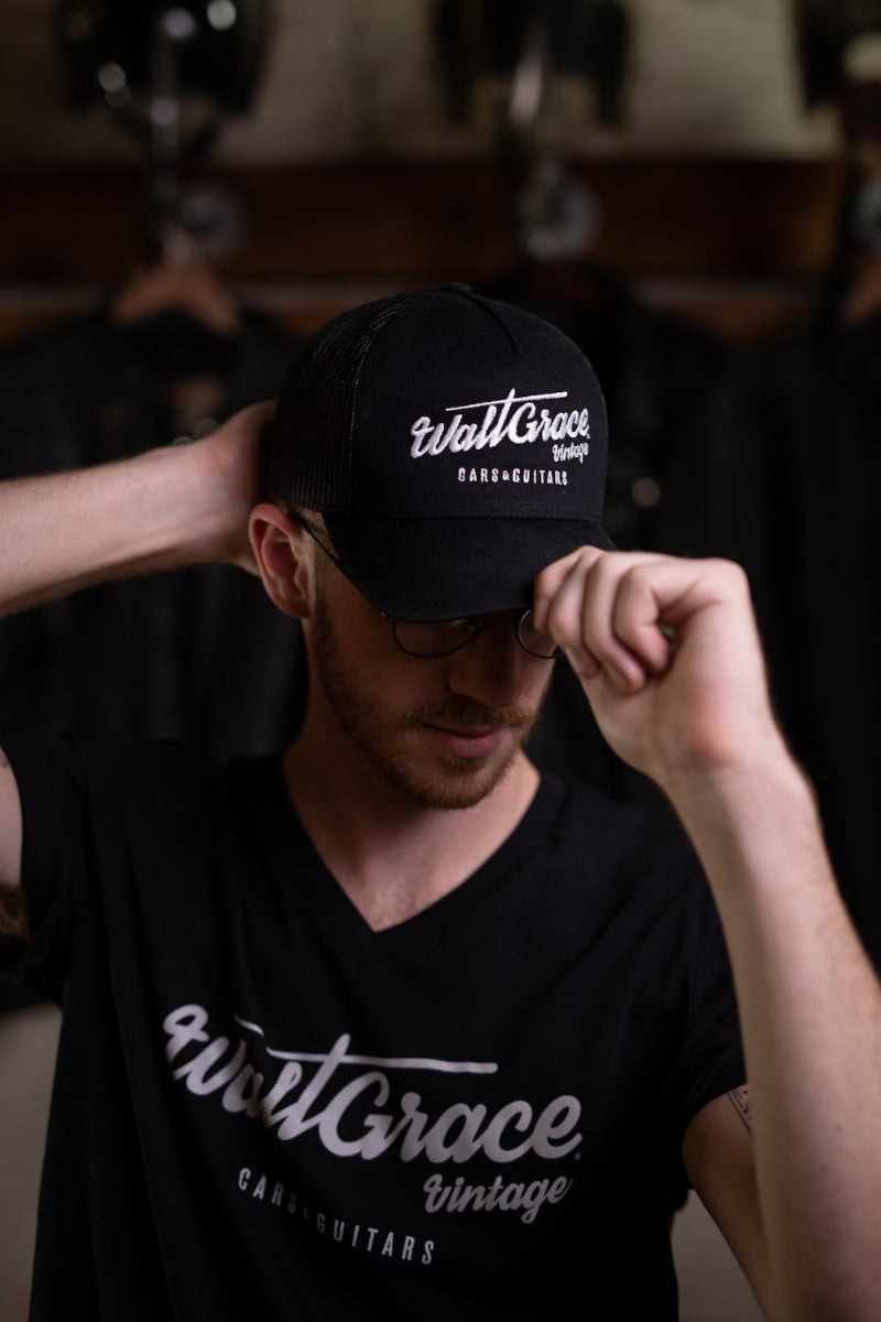 Walt Grace Vintage Hat - Black - Walt Grace Vintage