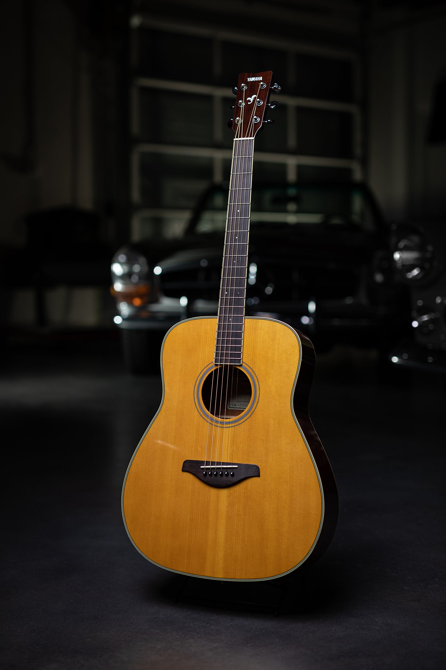 Yamaha FG-TA TransAcoustic Acoustic-Electric Dreadnought Guitar