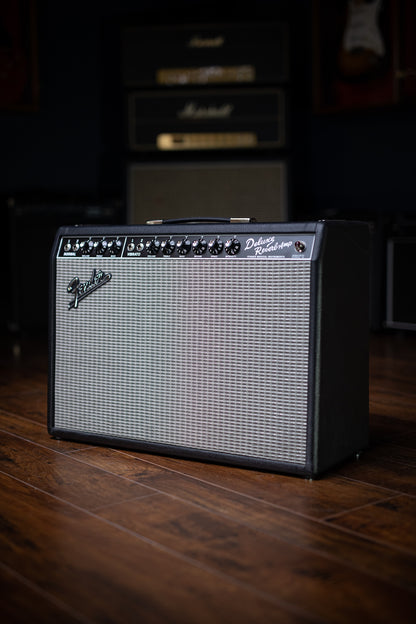 Fender ‘65 Deluxe Reverb 22-watt 1x12” Tube Combo Amp - Black Tolex - Walt Grace Vintage